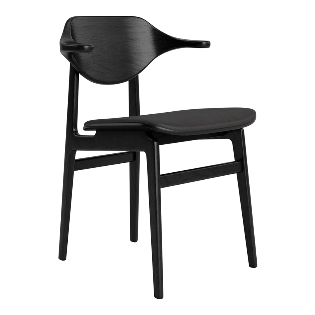 Bufala Dining Chair with Upholstered Seat - Modern Comfortable Kitchen & Dining Room Furniture for Home Decor