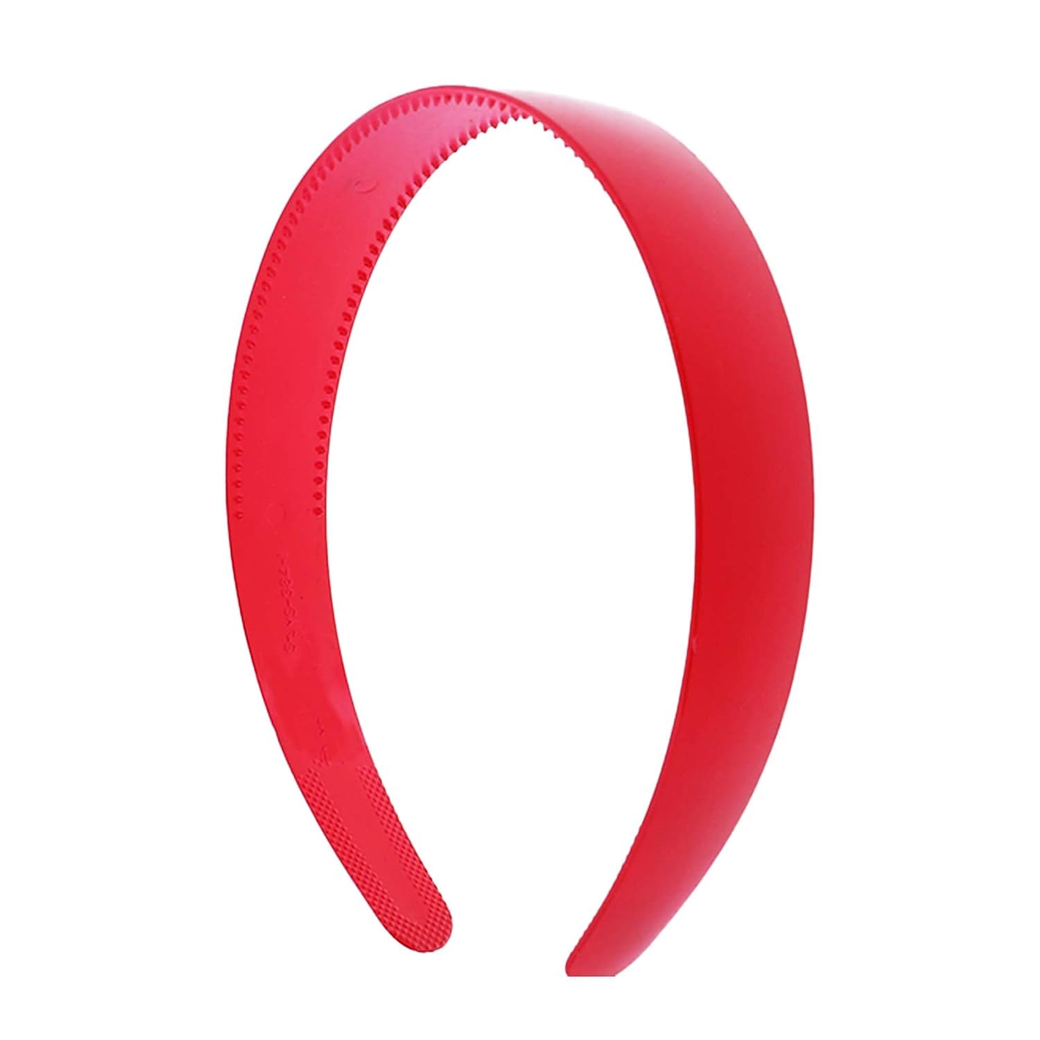 3-Pack 1 Inch Wide Plastic Headbands with Teeth - Non-Slip Hard Plastic Hairbands for Women & Girls - DIY Hair Accessories for Halloween, Cosplay, Crafts and Everyday Use