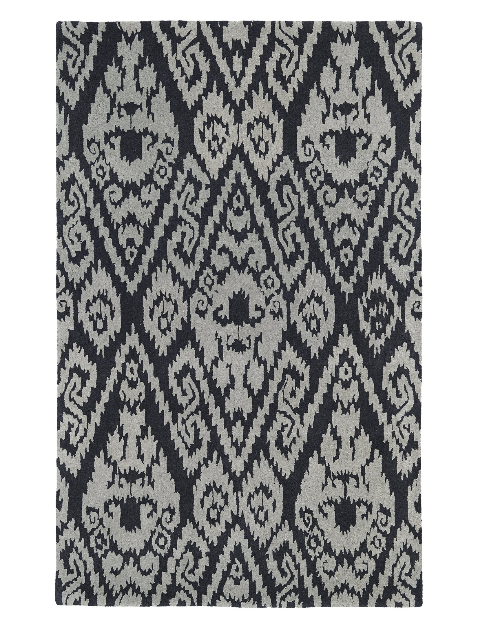 Kaleen Rugs Evolution Hand-Tufted Area Rug - Soft & Durable 2' x 3' Grey/Charcoal - Perfect for Living Room, Bedroom, or Office Decor