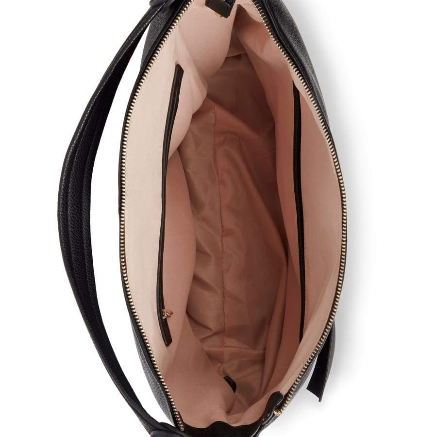 Vegan Leather Hobo Bag for Women | Abelia Black Crossbody Purse | Stylish & Eco-Friendly Handbag for Work, Travel & Everyday Use