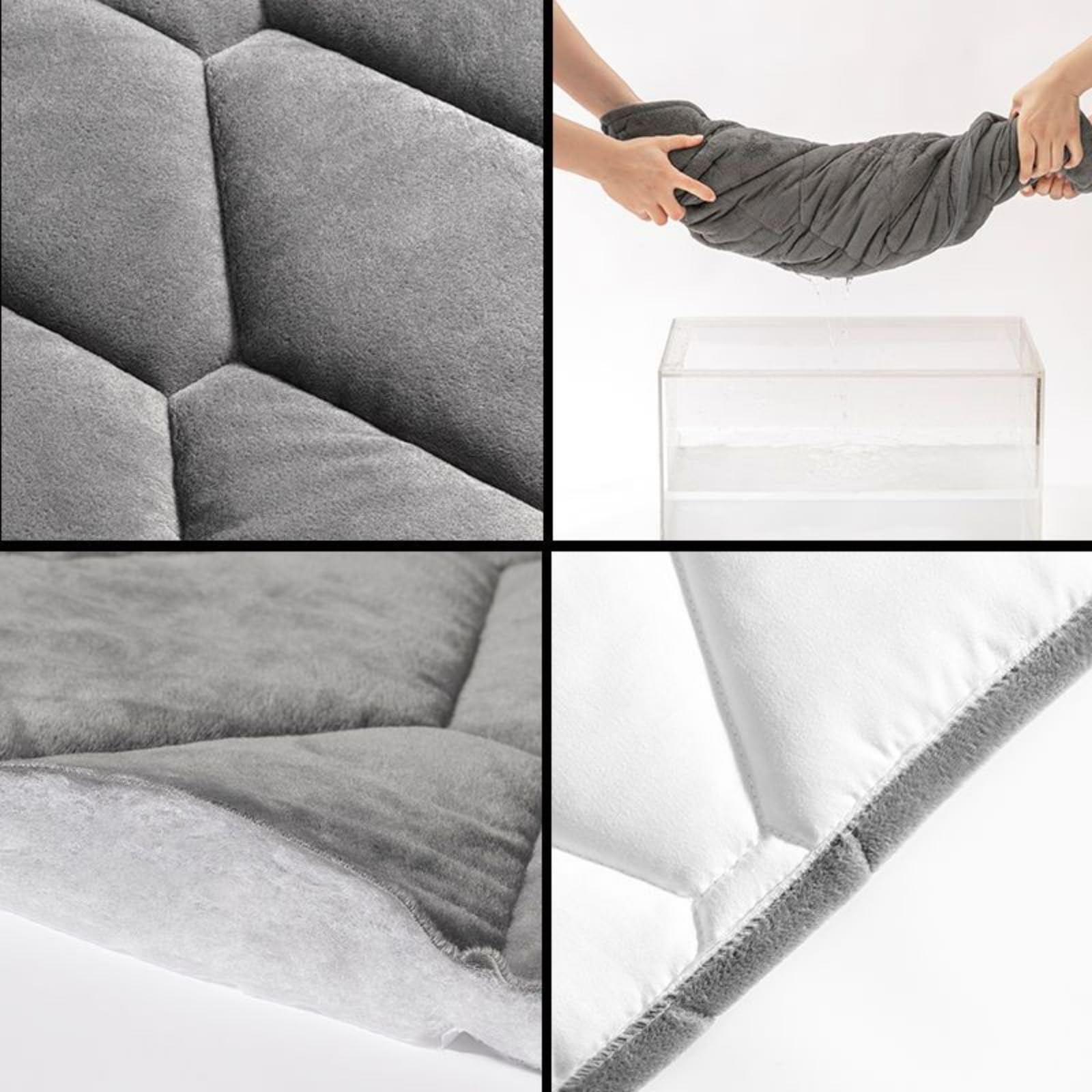 Velvet Quilted Headboard Cover - Dustproof & Thickened Padding Protector for Queen, Twin, Full & King Size Beds (Beige, 160cm/63