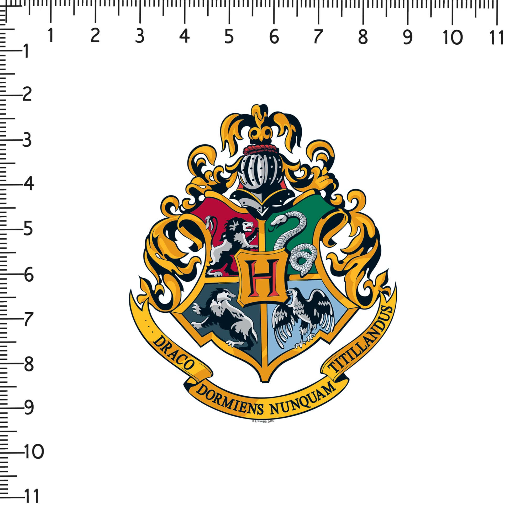 Harry Potter House Crests Sticker Pack - 50 Die Cut Vinyl Decals for Laptop, Water Bottle, Scrapbook, Tablet, Skateboard - Hogwarts Gryffindor, Slytherin, Ravenclaw, Hufflepuff Stickers - Indoor & Outdoor Use for DIY Crafts, School Supplies, and Fan Gifts