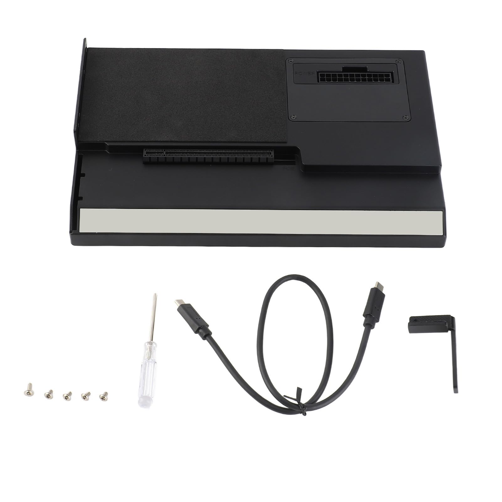 40Gbps USB-C External GPU Dock Station - Compatible with NVIDIA & AMD PCIe, 60W PD Charging, Daisy Chain, 2x Thunderbolt 3, RJ45, M.2 NVMe SSD, DC/ATX/SFX Support - Perfect for Gaming, Video Editing & Workstation Setups