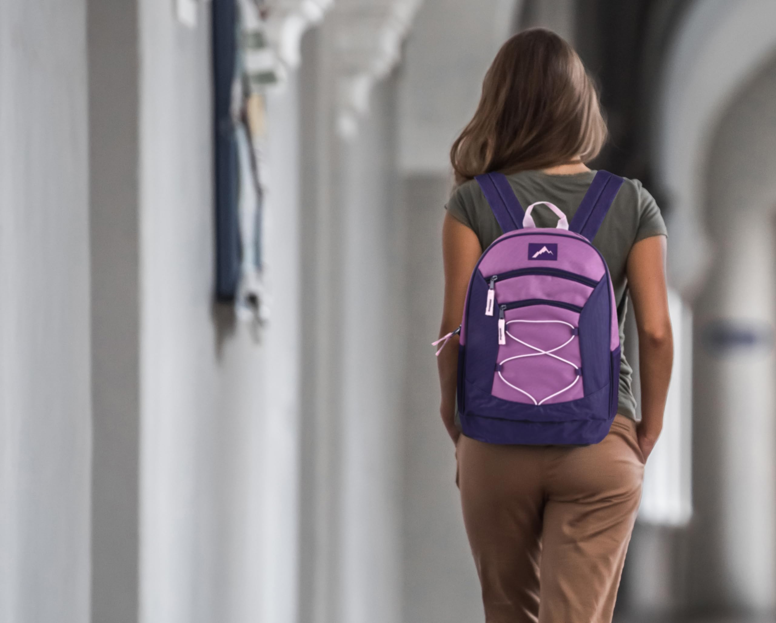 24 Pack Trail Maker 18 Inch Bulk Backpacks with School Supplies - Durable Backpacks for Boys & Girls - Perfect for School, Travel, Camping & Outdoor Adventures