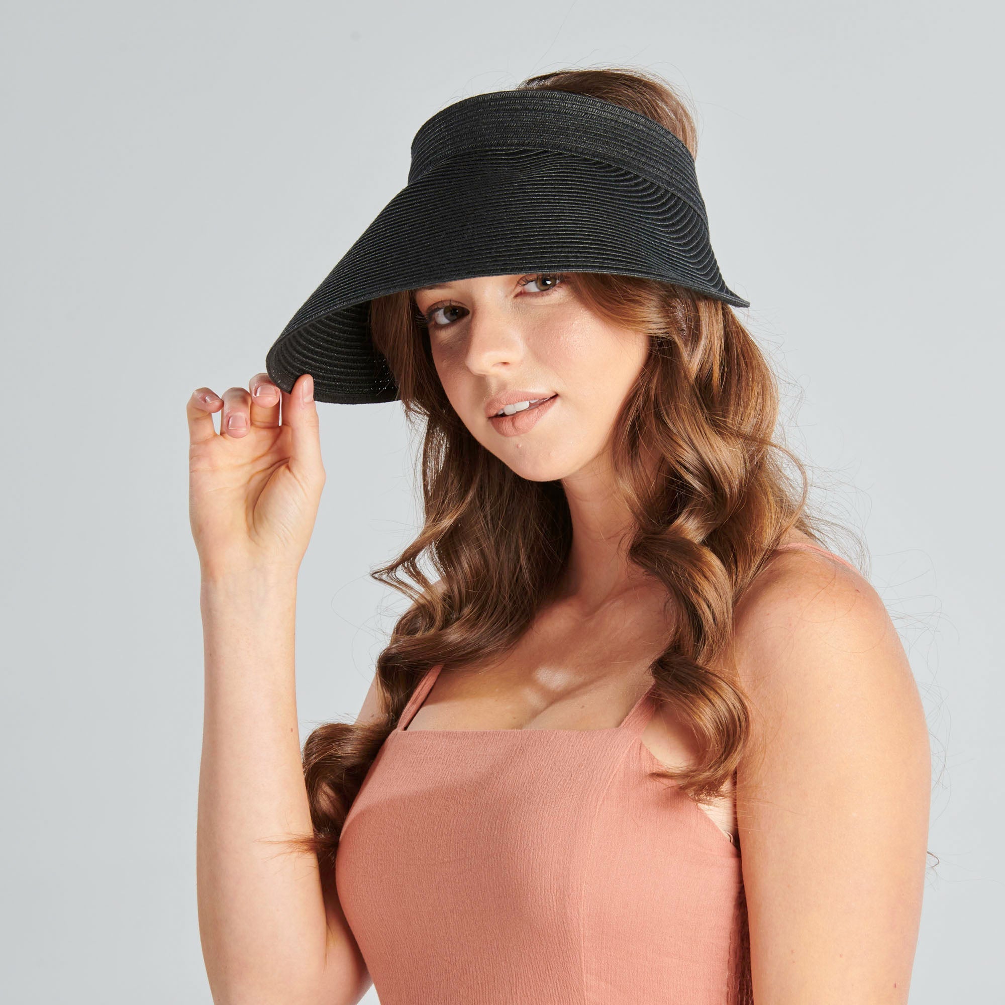 Women's Ultrabraid Large Bill Visor Hat - UPF 50+ Sun Protection for Outdoor Activities, Golf, Tennis & Beach