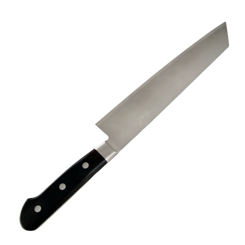 Premium Tsunehisa SRS13 240mm Kiritsuke Gyuto Knife - Polished Japanese Chef Knife with Black Pakkawood Western Handle - Perfect for Sushi, Meat Slicing & Professional Kitchen Use