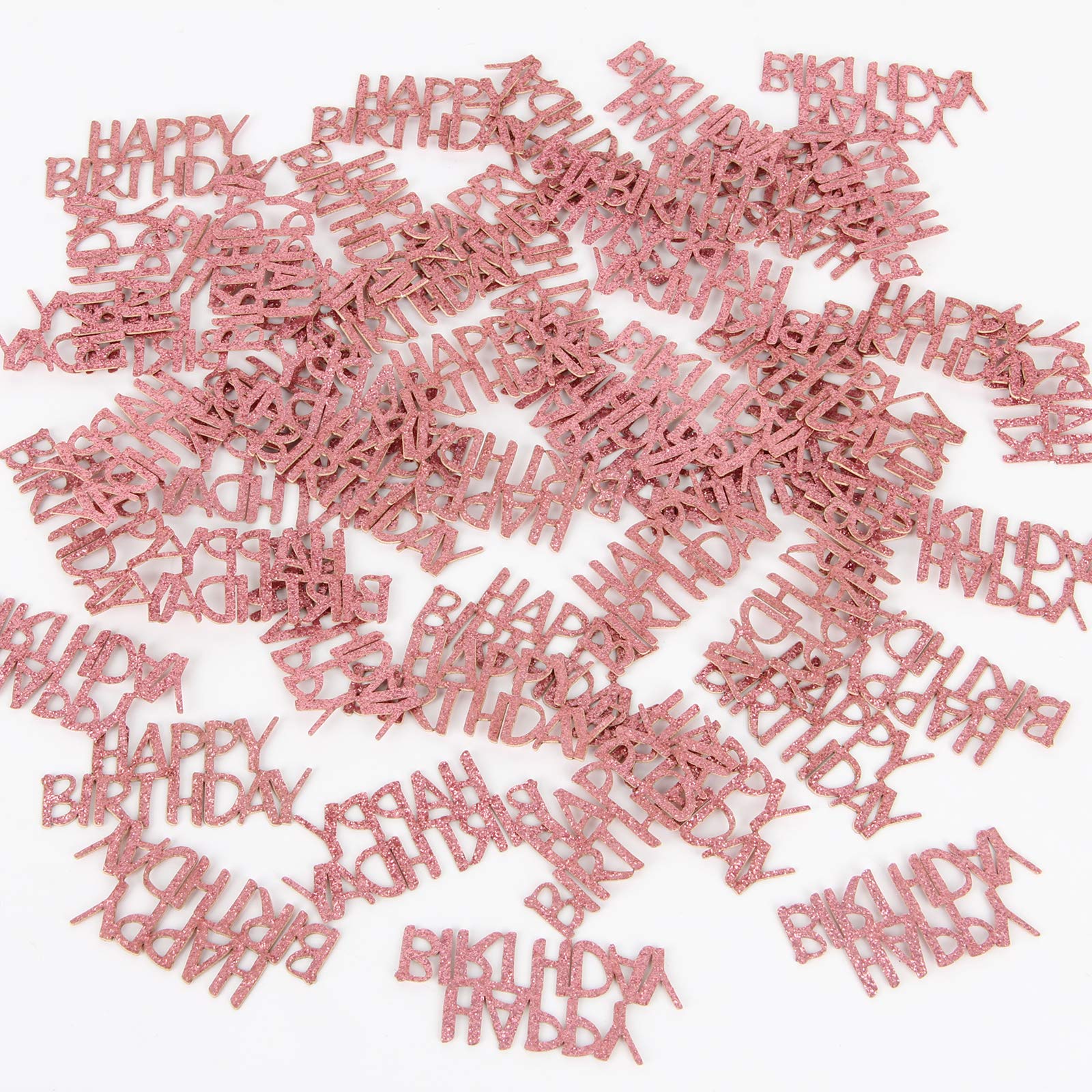 Rose Gold Glitter Confetti for Birthday Party Decorations - Elegant Table Scatter for Baby Showers, Weddings & Celebrations - Perfect for Cake Tables, Photo Backdrops and Party Centerpieces