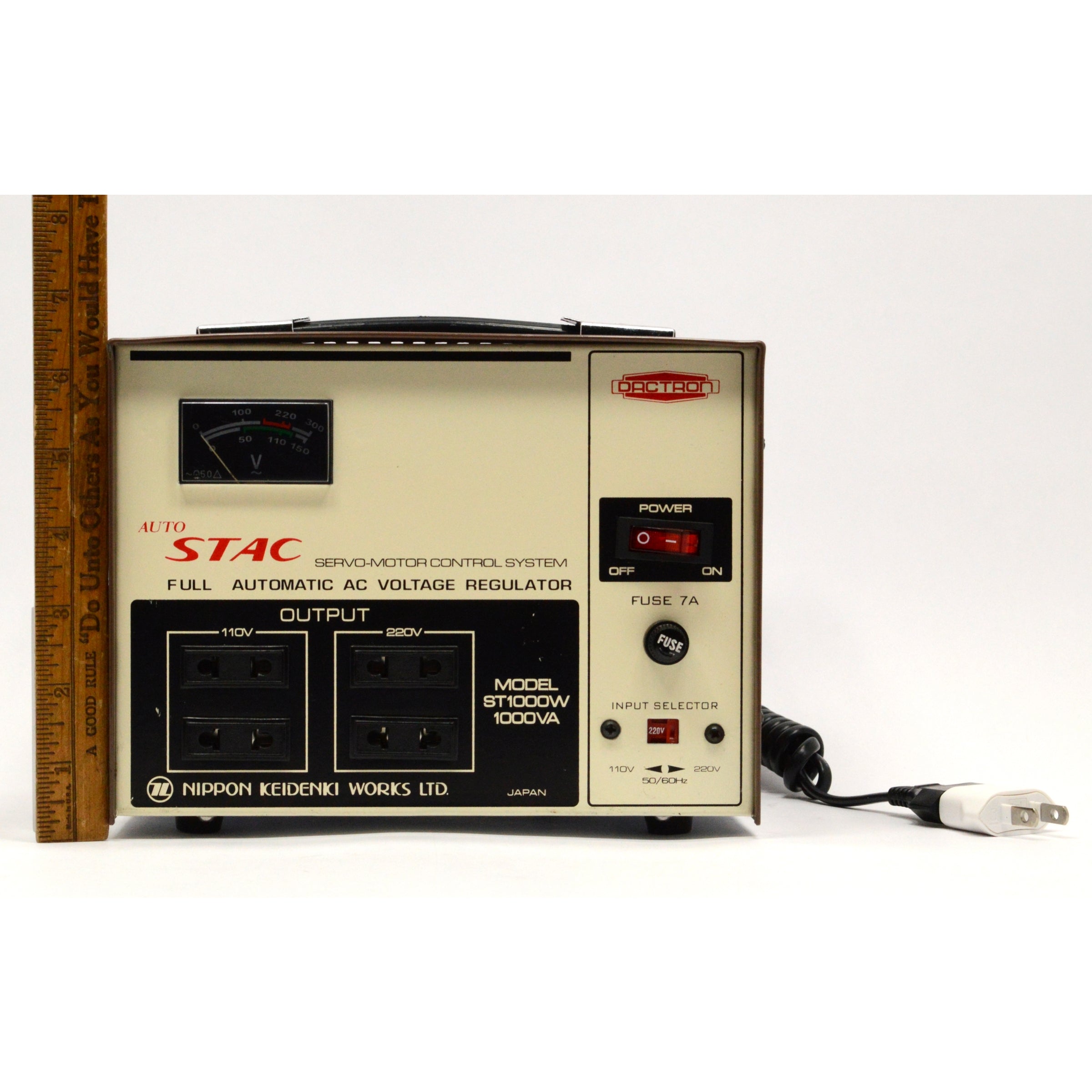 Refurbished DACTRON Auto Stack SERVO MOTOR CONTROL SYSTEM Model ST1000W 1000VA - Perfect for Industrial Automation & CNC Machinery Applications