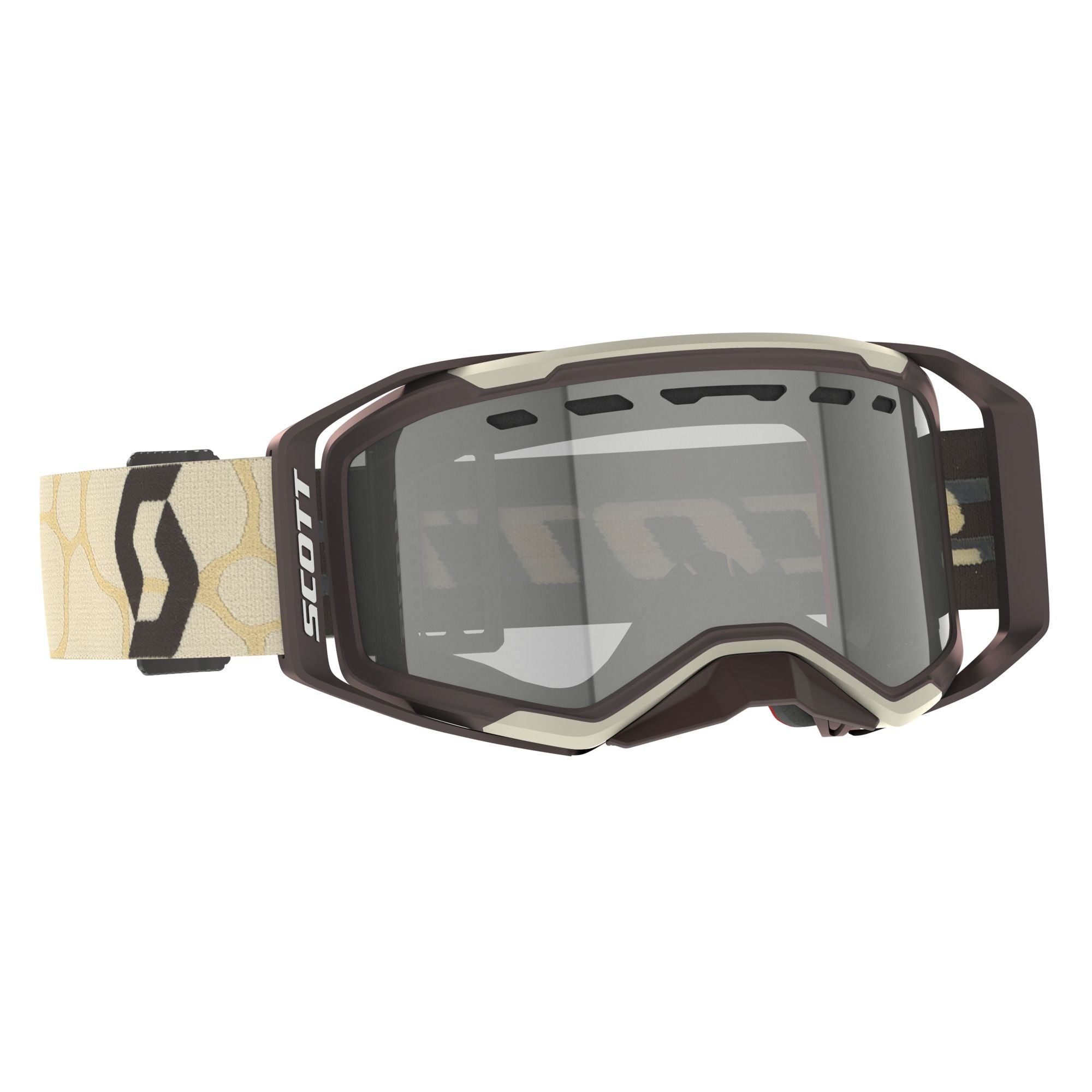 Beige Brown Enduro-LS Grey Lens