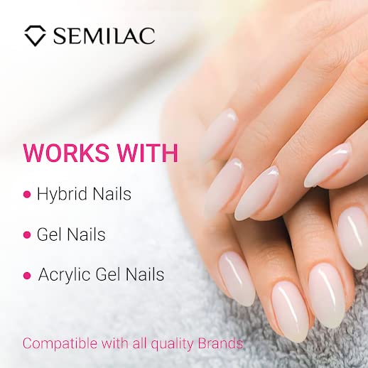 Semilac Acid Primer for Gel & Acrylic Nails - Professional Nail Degreaser for Perfect Manicure & Pedicure - Easy Application 7ml - Ideal for Salon & Home Nail Care