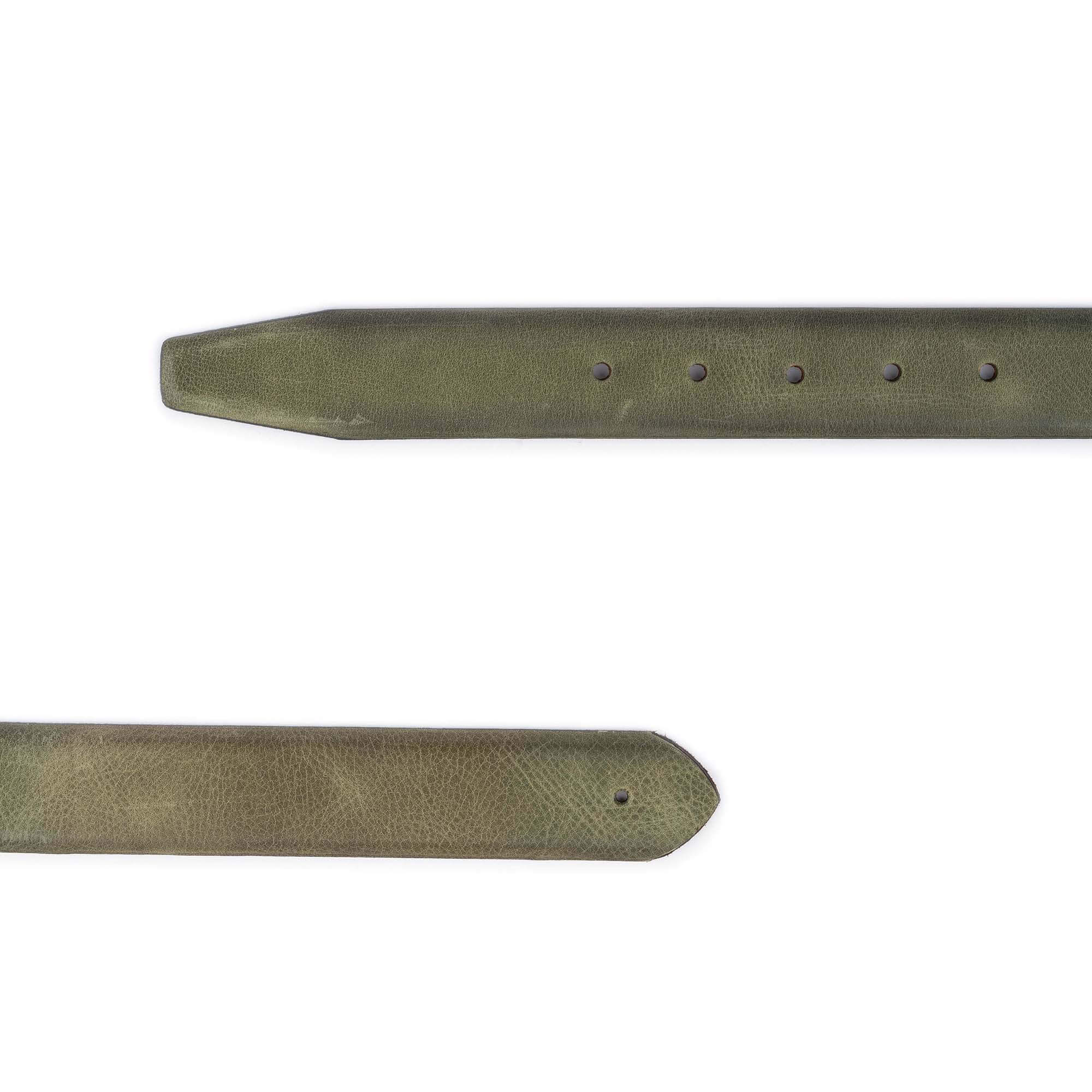 Olive Green Leather Buckle Strap Replacement for Ferragamo Bags | Genuine Leather Accessory for Handbag Repair & Style Upgrade