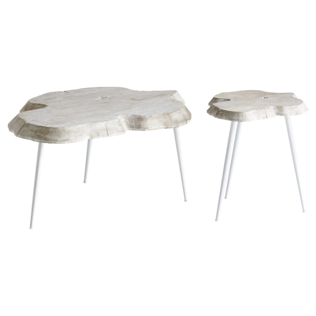 Cyan Design 11342 Palmer Whitewashed Coffee Table - Modern Farmhouse Style for Living Room, Lounge & Home Decor