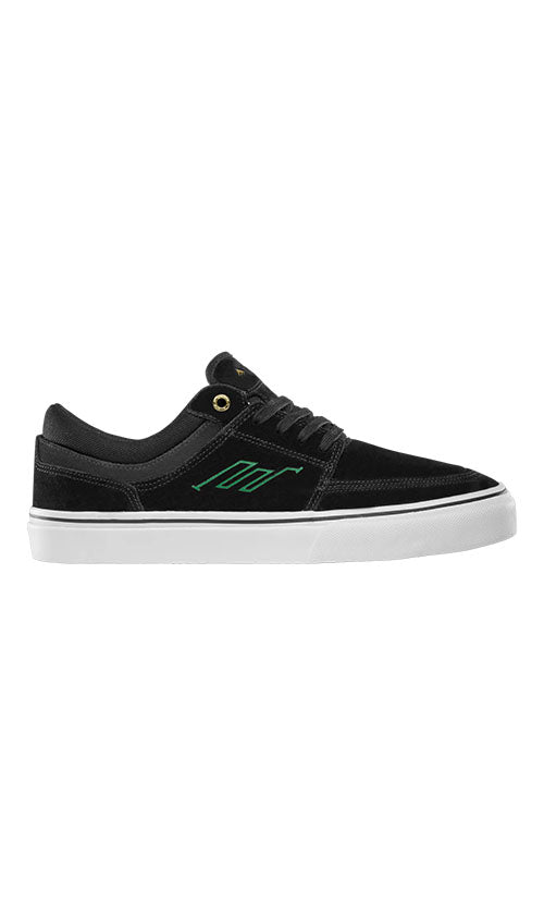 Emerica Hoban Men's Skate Shoes - Black, White & Gold Colorway | Durable & Comfortable for Skateboarding & Casual Wear