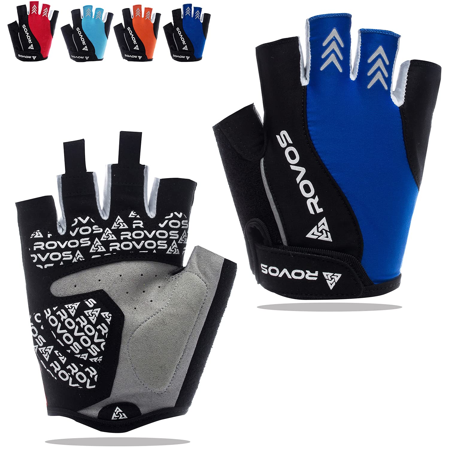 Women's Cycling Gloves - Breathable Anti-Slip Padded Half Finger Bike Gloves for Mountain & Road Biking | Perfect for Commuting, Trail Riding & Outdoor Sports