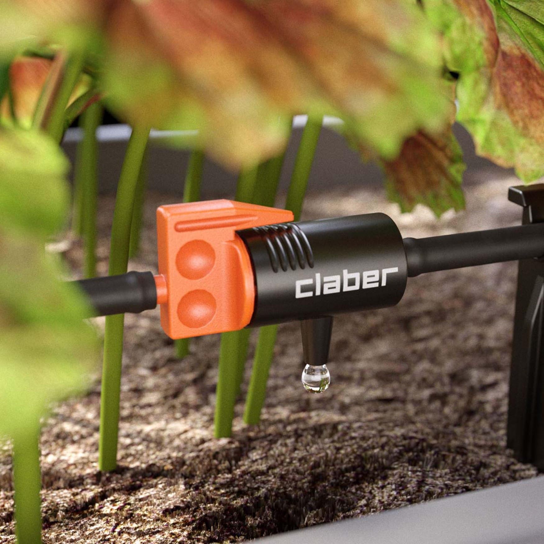 Claber d90766000 - 20 Pot Timer Kit for Automatic Plant Watering System | Indoor & Outdoor Garden Irrigation Solution | Perfect for Greenhouses, Balconies, and Home Gardens