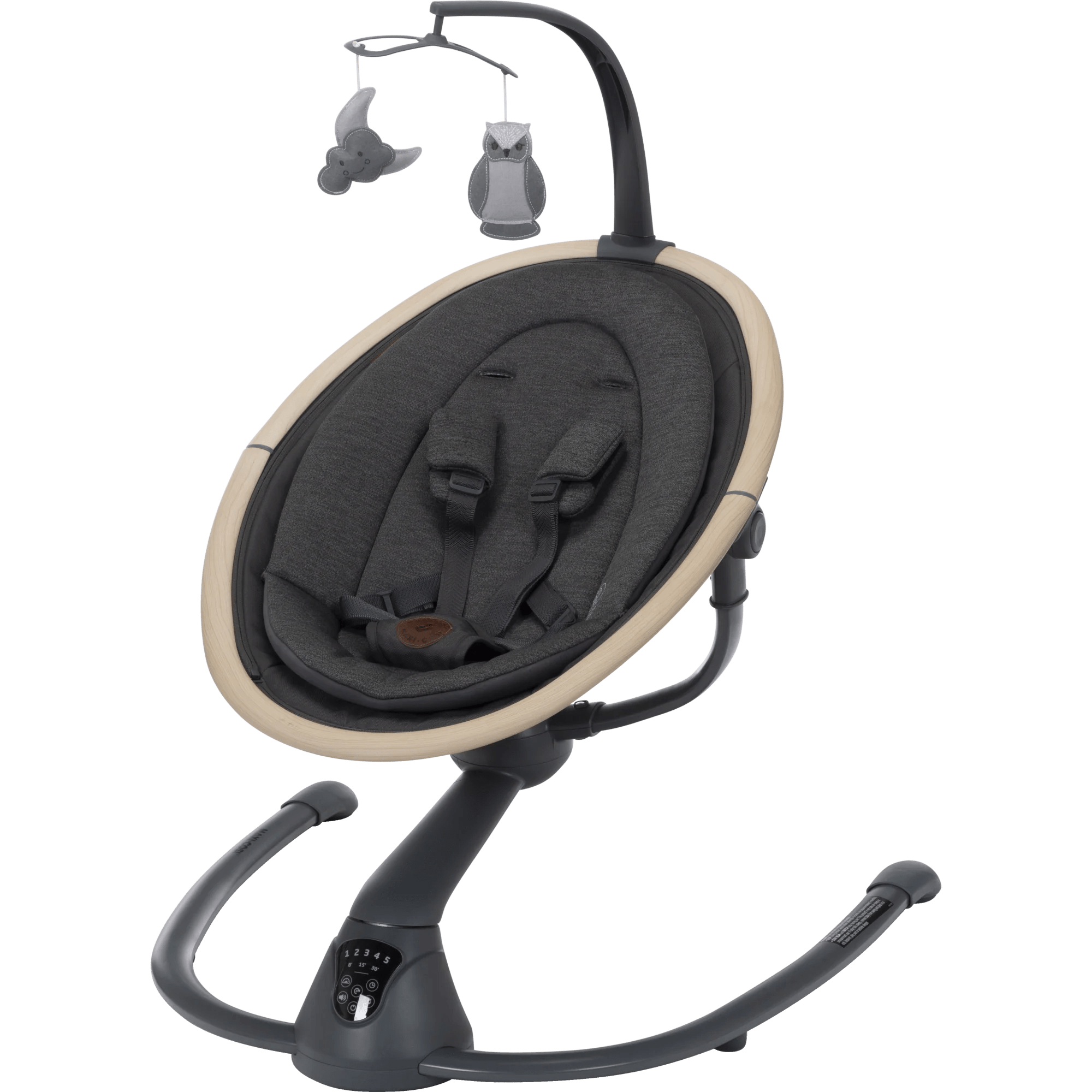 Maxi Cosi Cassia Swing - Baby Swing with Soothing Motion & Music, Adjustable Recline for Newborns & Infants | Perfect for Nursery, Playroom & Travel | Safe & Comfortable Baby Gear