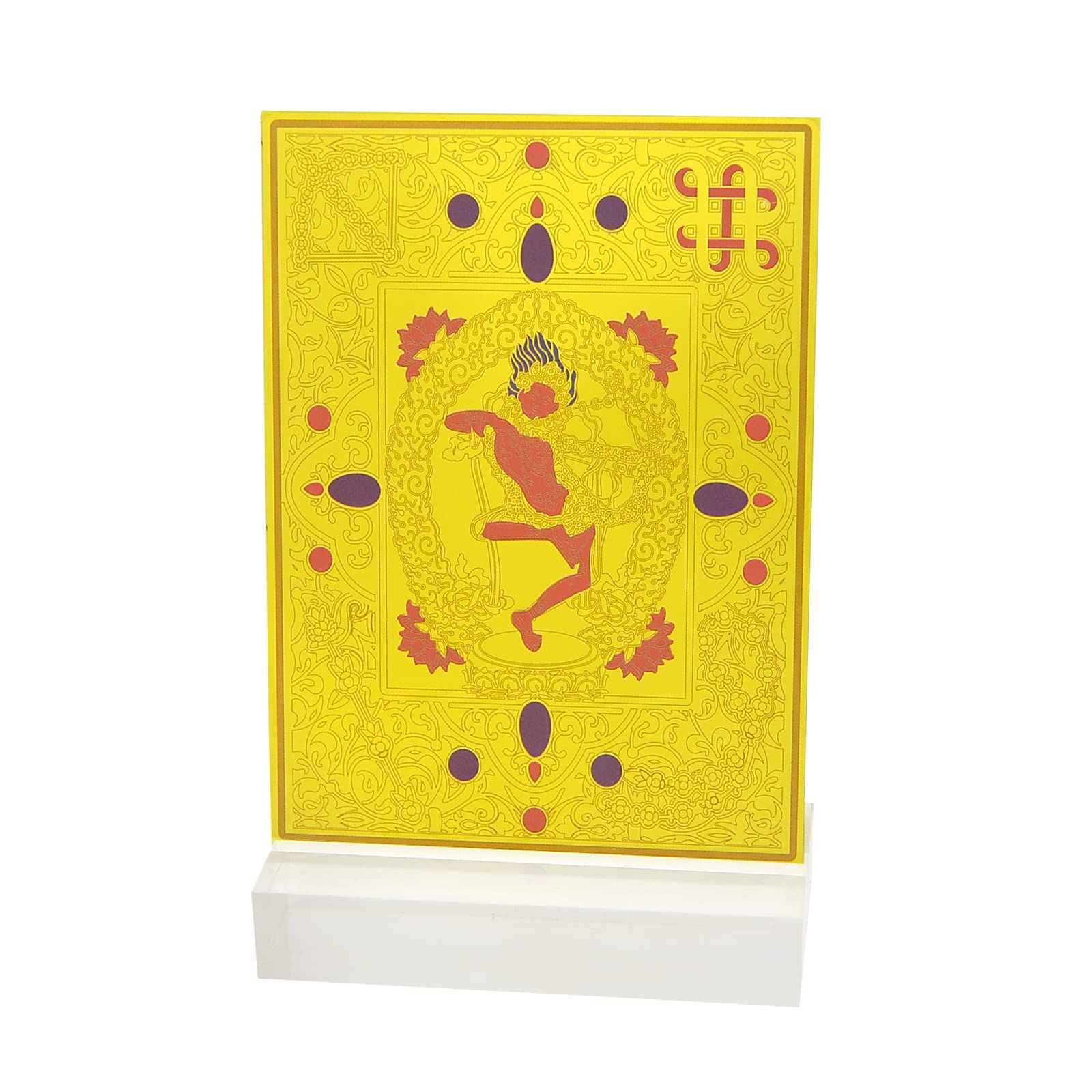 Feng Shui Kurukulle Goddess of Love Mini Plaque with Stand W4978 - Buddhist Altar Decor, Home Blessing, Meditation Gift for Spiritual Harmony
