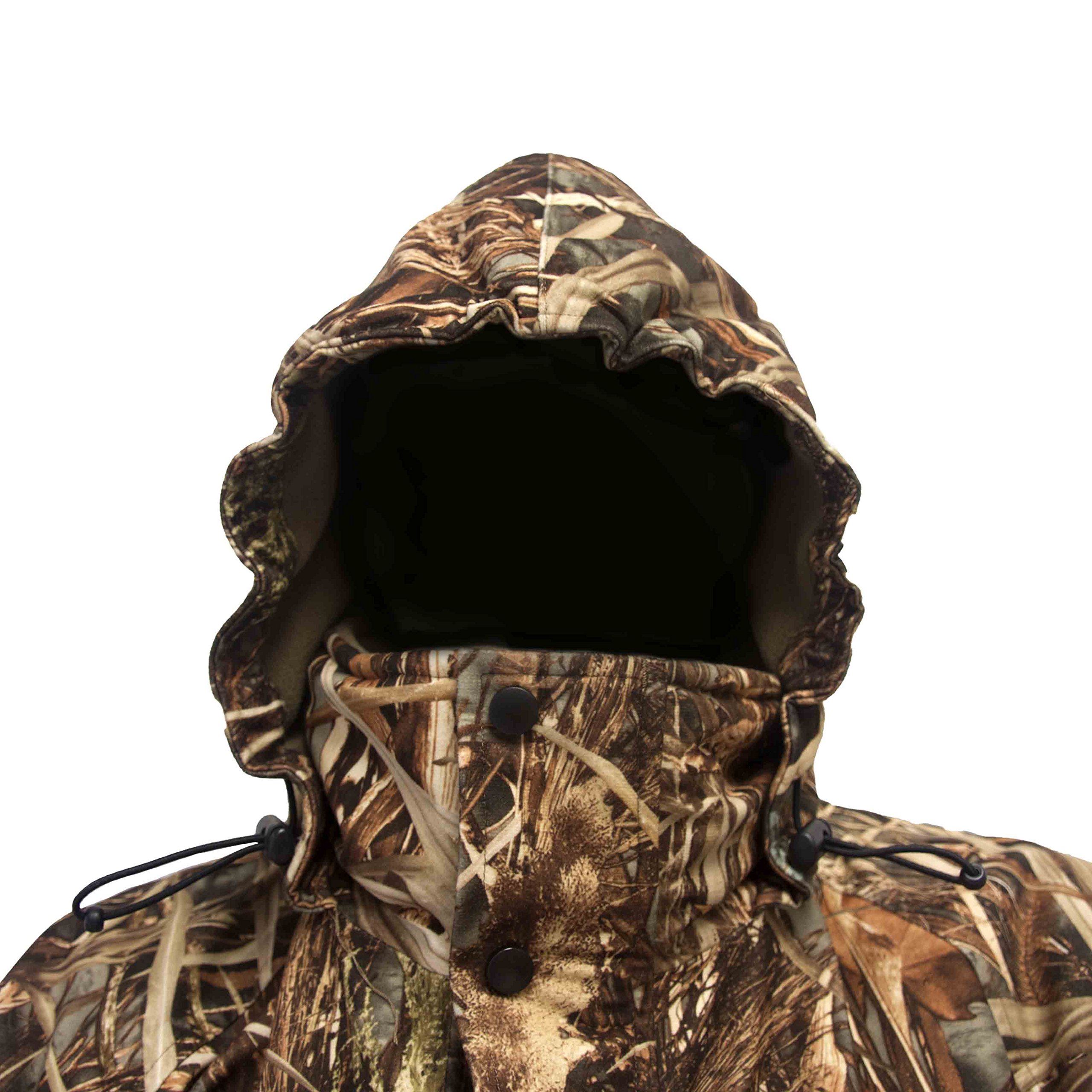 Outfitter Performance Camo Hunting Insulated Parka Jacket for Men - Waterproof Winter Coat for Cold Weather Hunting & Outdoor Activities