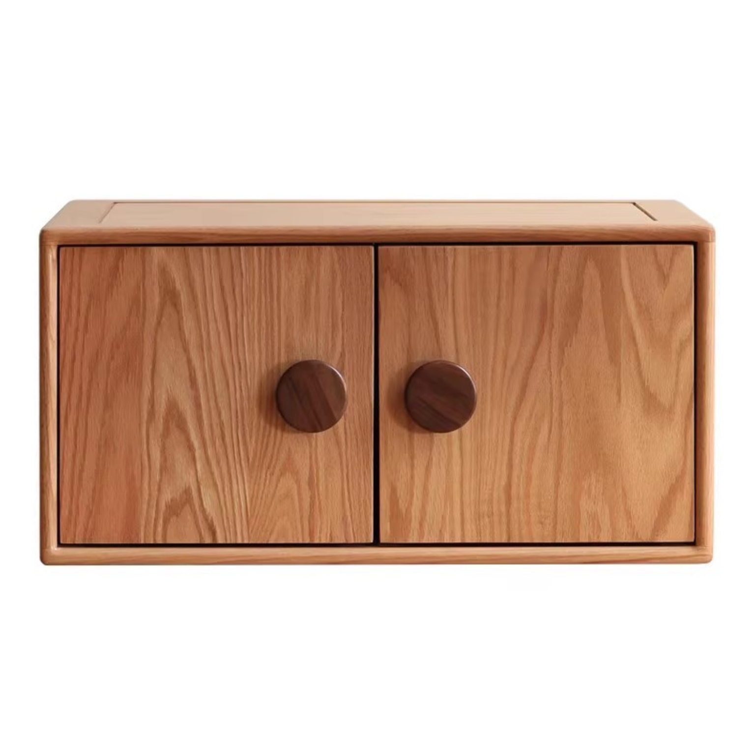 Solid Oak Wood Wardrobe Bookcase - Free Combination for Bedroom, Living Room, and Office Storage