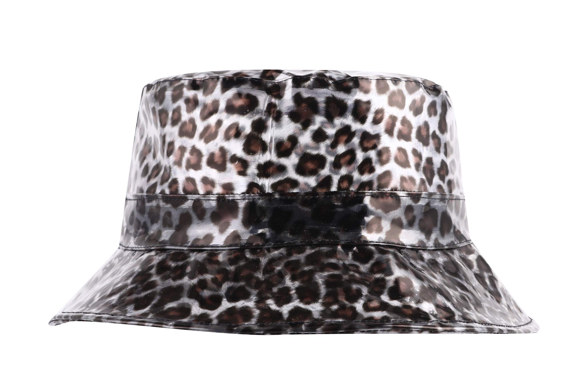 ZLYC Fashion Eco-Friendly PVC Bucket Hat - Waterproof Rain Hat for Women & Men - Perfect for Outdoor Activities, Hiking, Beach & Rainy Days