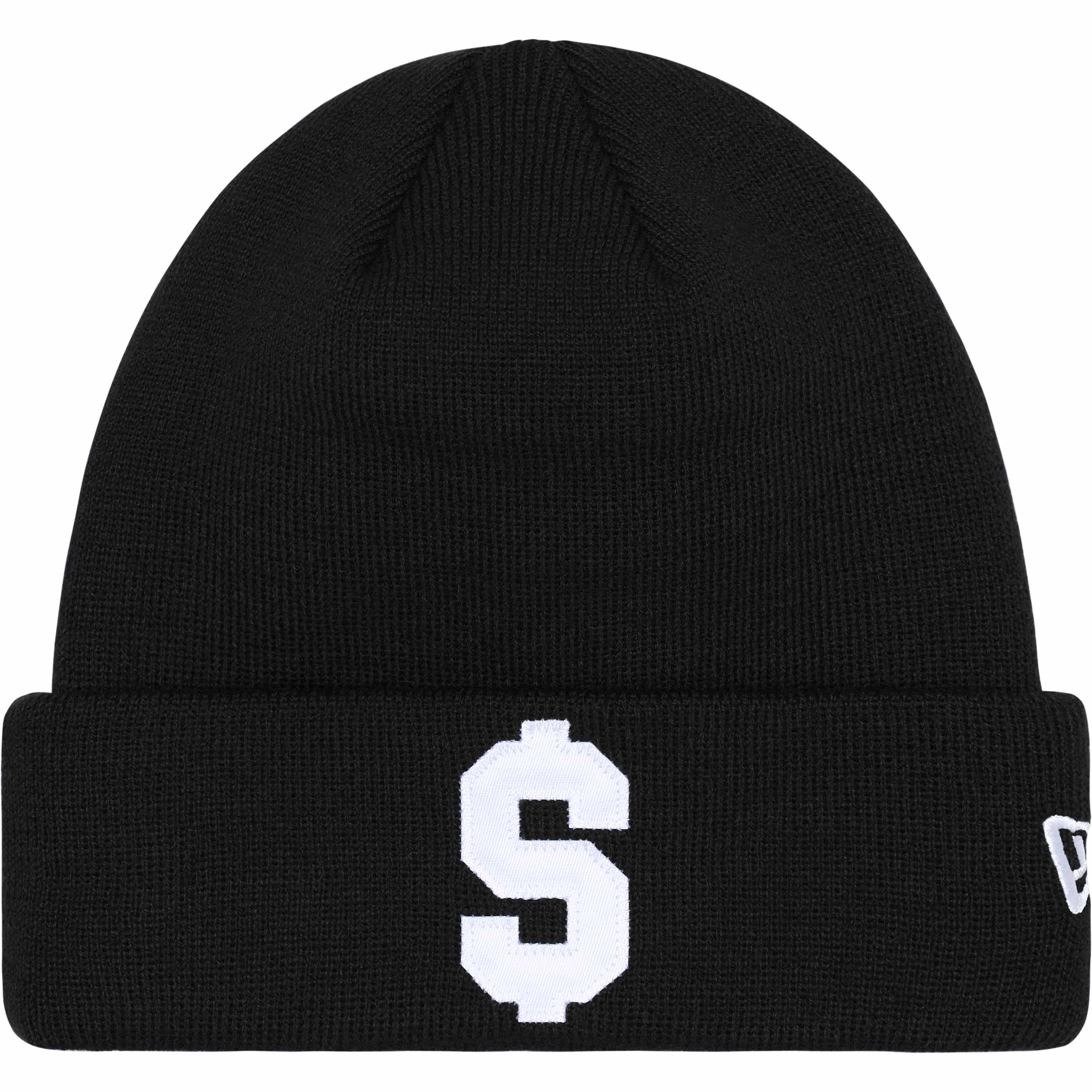 Supreme New Era® Beanie - Black Winter Hat for Men & Women - Warm Knit Skull Cap for Cold Weather, Outdoor Sports & Streetwear Fashion
