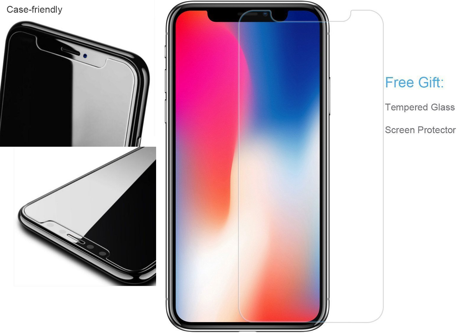 Ultra Thin Crystal Clear iPhone X Case - Soft Flexible TPU Silicone Protective Cover for Apple iPhone X | Slim Fit, Shockproof, Scratch Resistant | Perfect for Everyday Use, Travel & Outdoor Activities