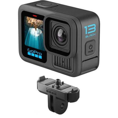 GoPro Magnetic Latch Mount - Secure Hands-Free Camera Mount for Action Sports, Vlogging & Adventure - Perfect for Biking, Surfing, Skiing & Outdoor Activities