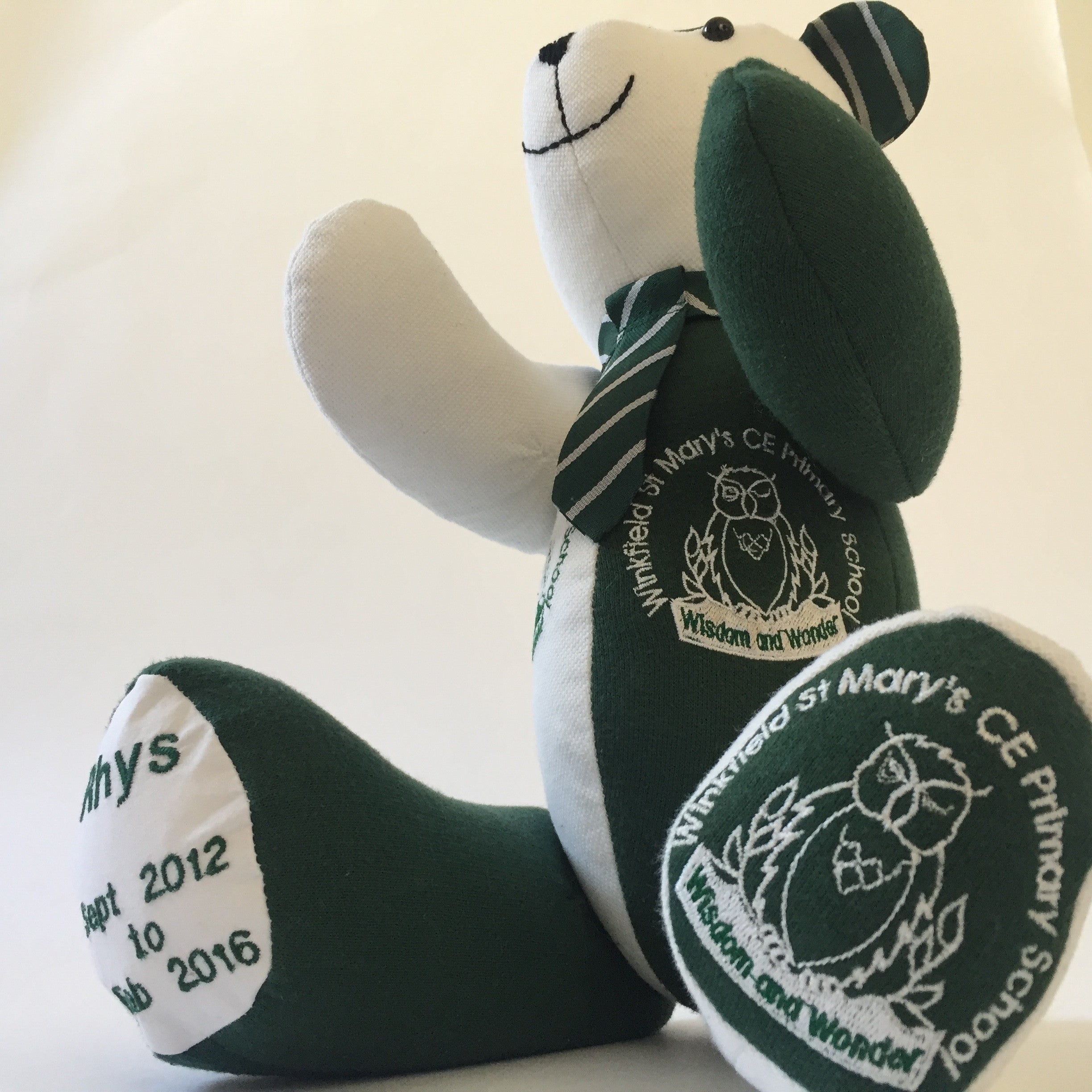 Custom Memory Bear Plush Toy - Personalized Keepsake for Graduates, School Leavers & Special Occasions | Perfect Gift for Graduation, Farewell & Cherished Memories