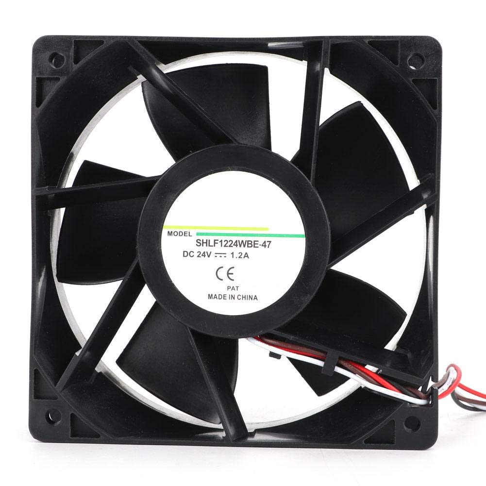 24V 28.8W 4800RPM High Speed DC Inverter Cooling Fan - High Airflow Quiet Operation for Water Pump, Computer Cooling, Server Rack & Electronics Ventilation