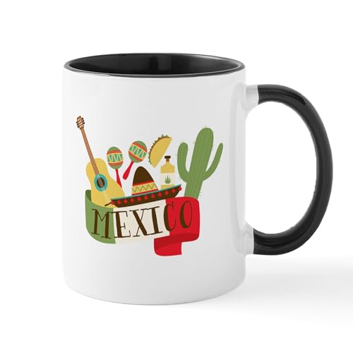 White/Black Inside - Mexico Mugs