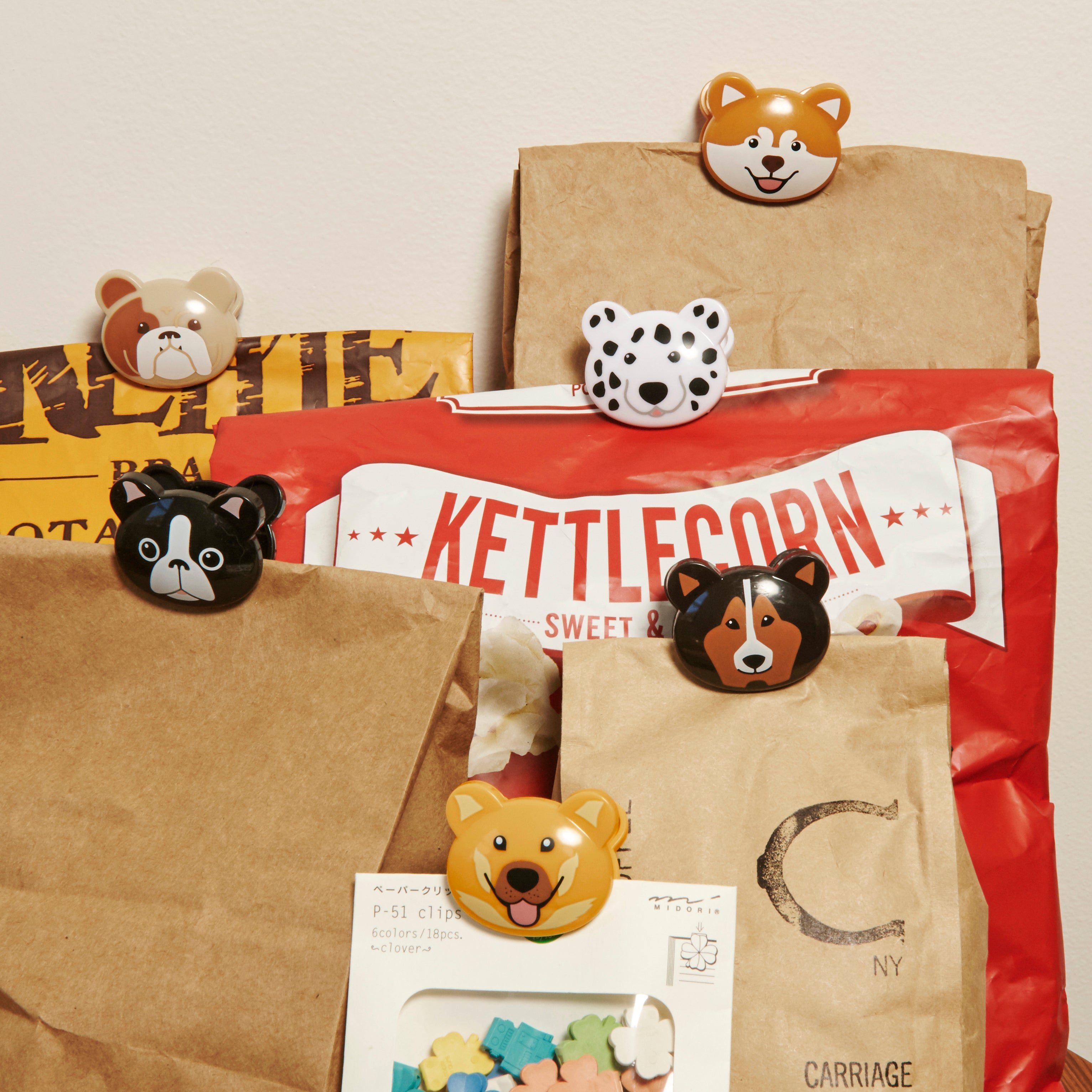Premium Dog Food Bag Clips - Airtight Seal for Freshness - Perfect for Pet Food Storage, Treats & Kibble - Ideal for Home, Travel & Outdoor Use