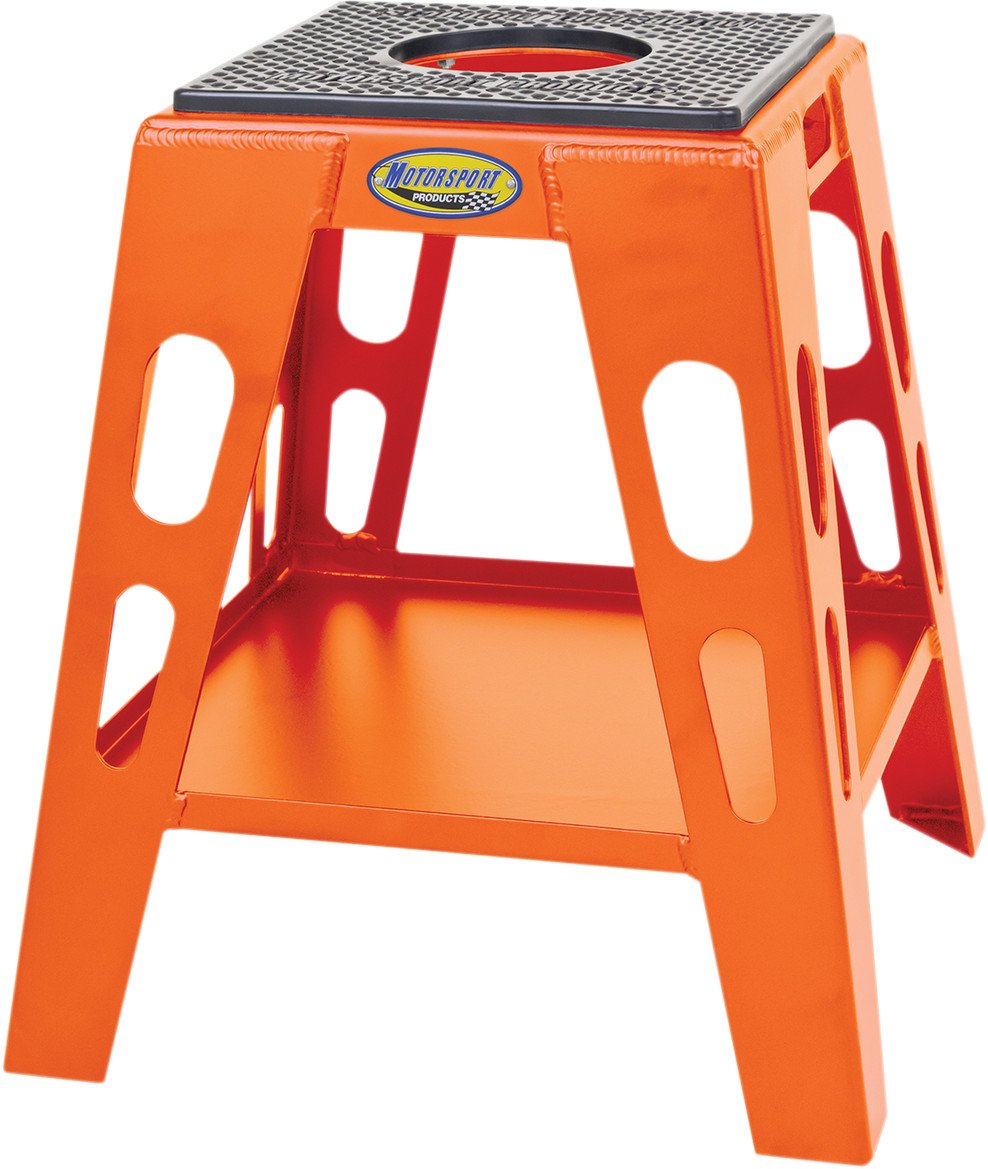 Motorsport Products MX4 Stand - Orange 94-5016 | Dirt Bike & Motorcycle Stand for Easy Maintenance & Storage | Perfect for Garage, Workshop & Racing Events