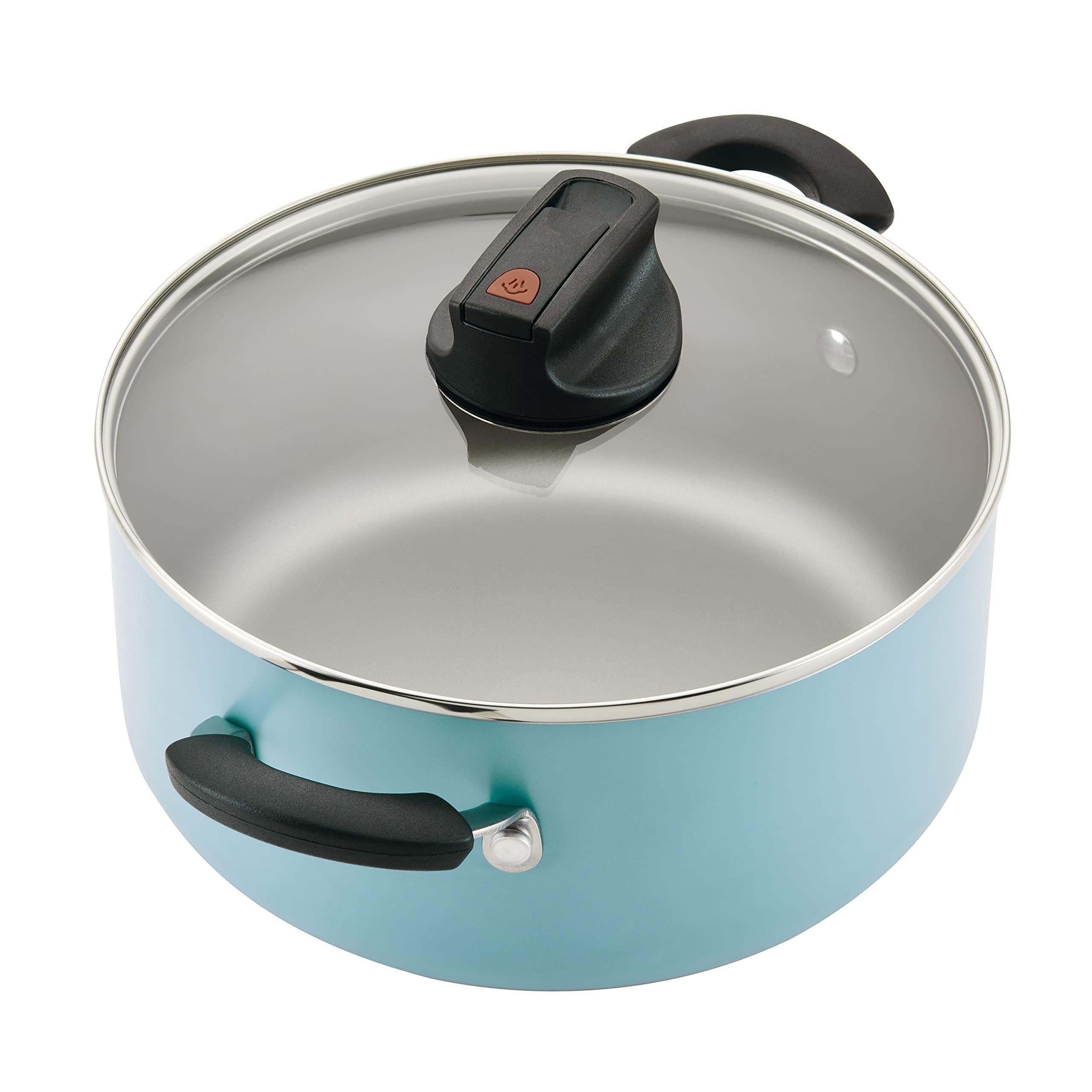 Farberware Smart Control Nonstick Cookware Set - 14-Piece Aqua Pots and Pans for Induction Cooking | Perfect for Family Dinners, Meal Prep & Professional Chefs