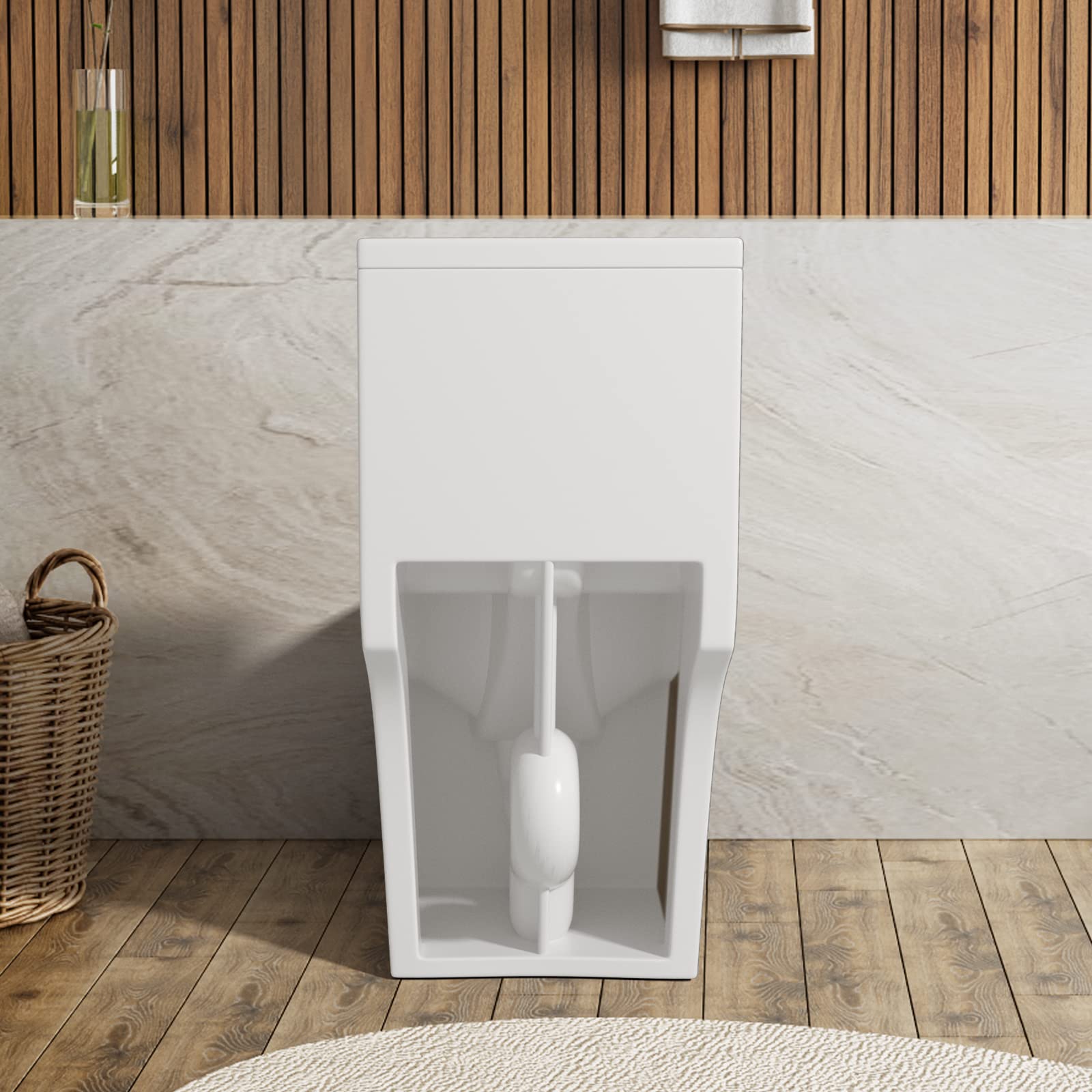 Dual Flush Elongated One Piece Toilet - 12
