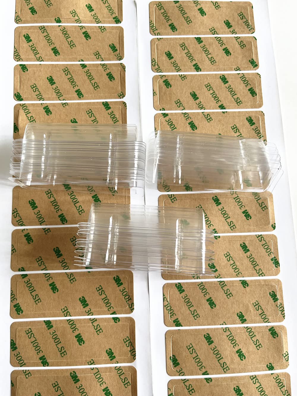 HHYOOSOO 50-Pack Clear Plastic Dome Money Card Holders with Adhesive - DIY Lip Balm Pouches, Chapstick Holders & Custom Gift Card Covers for Easter, Birthday, Wedding Favors and Party Giveaways