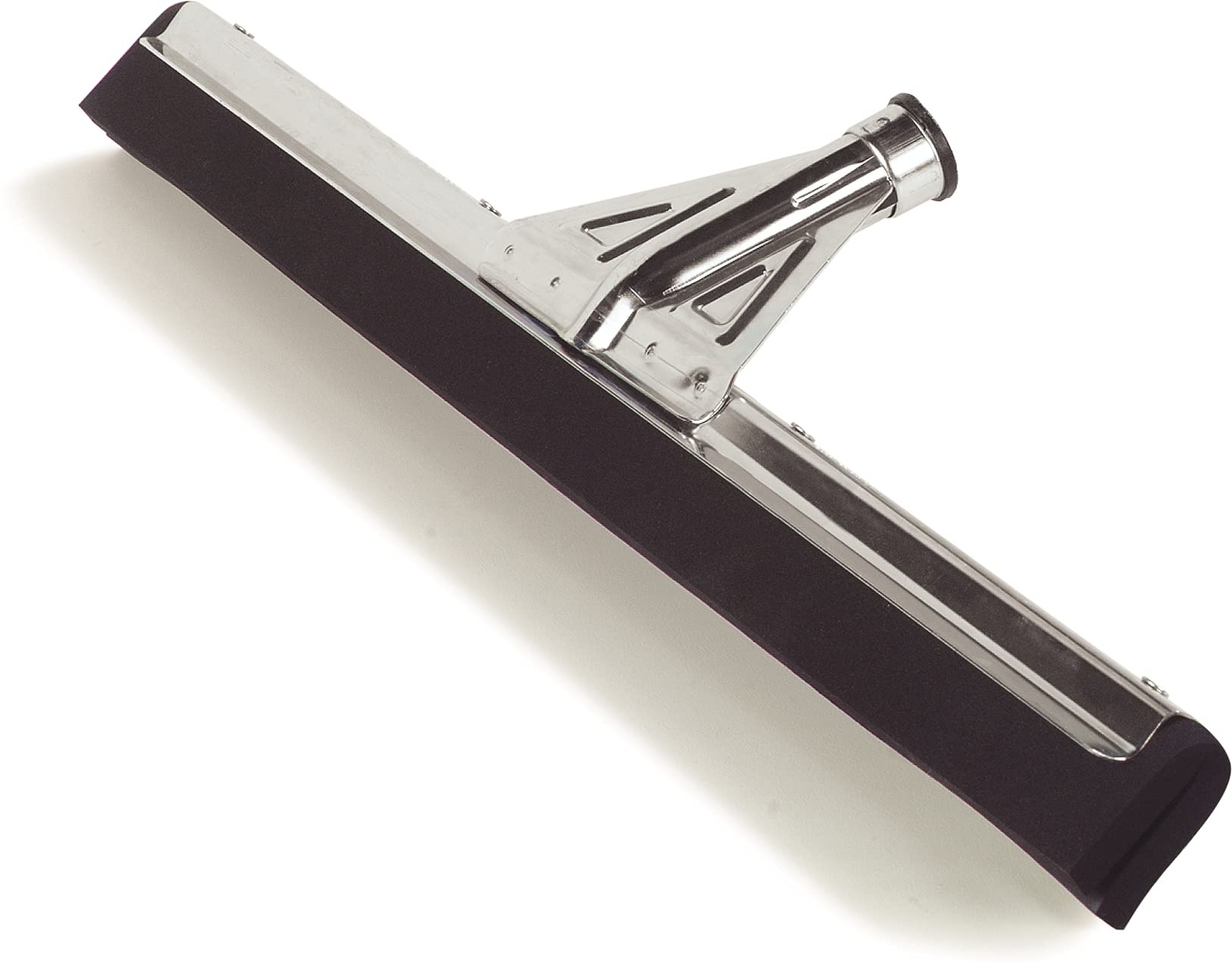 SPARTA 22-Inch Heavy Duty Rubber Squeegee with Reinforced Metal Frame - Commercial Grade Floor, Window, Tile, and Concrete Squeegee for Bathroom, Kitchen, Garage (Pack of 10, Black) - Perfect for Professional Cleaning, Auto Detailing, and Industrial Use
