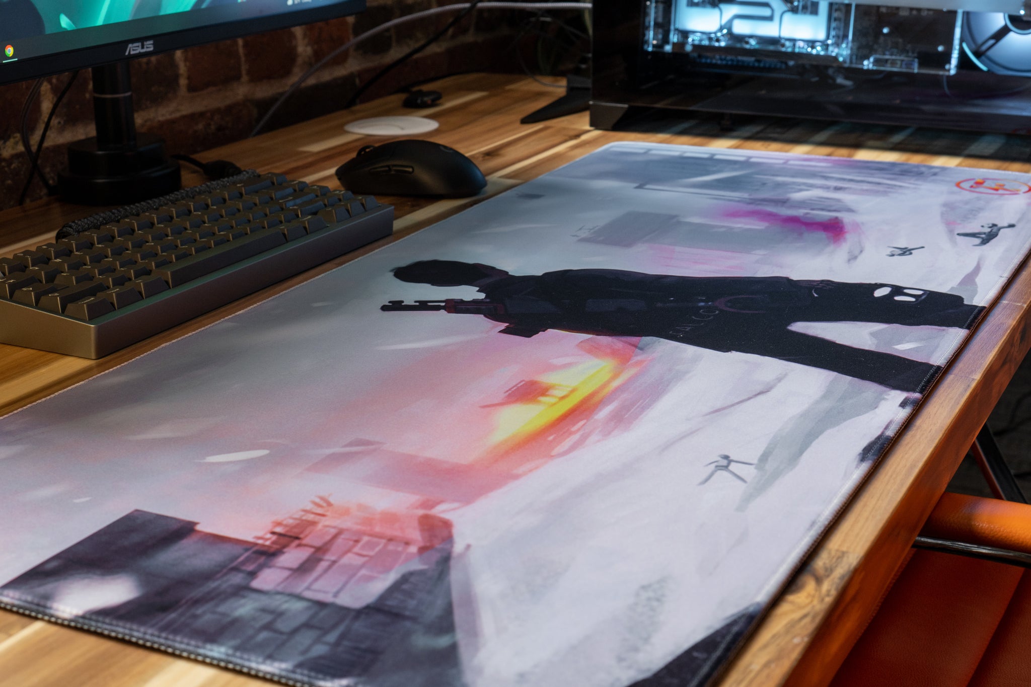 Limited Edition Falcon Creator Deskmat - Premium Gaming & Office Mouse Pad for PC & Laptop - Perfect for Work, Gaming & Creative Design