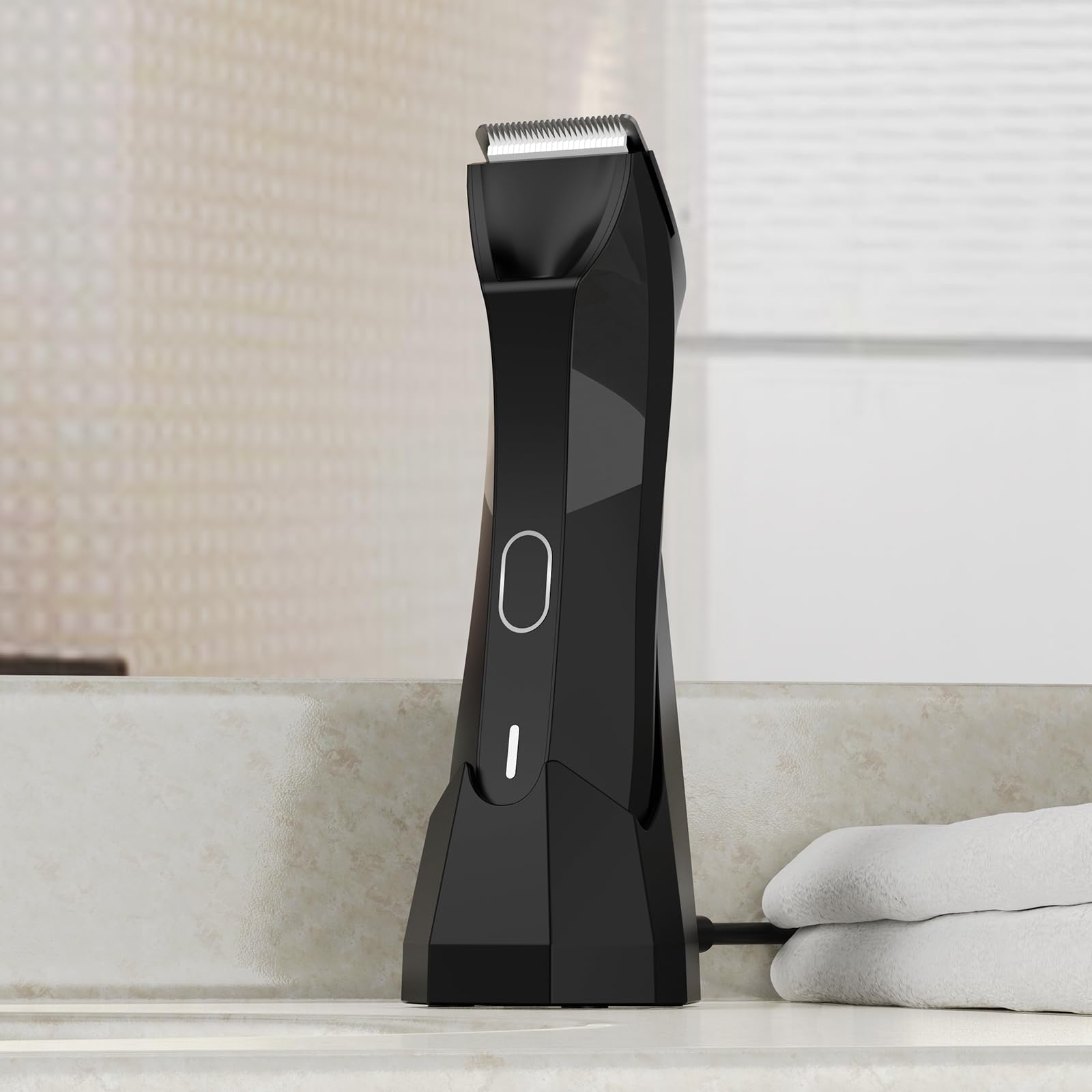 Manscaped 4.0 Charging Dock Replacement with USB-C Cable & AC Adapter - Wireless Charging Stand Base for Electric Groin Hair Trimmer - Perfect for Travel, Gym & Home Grooming
