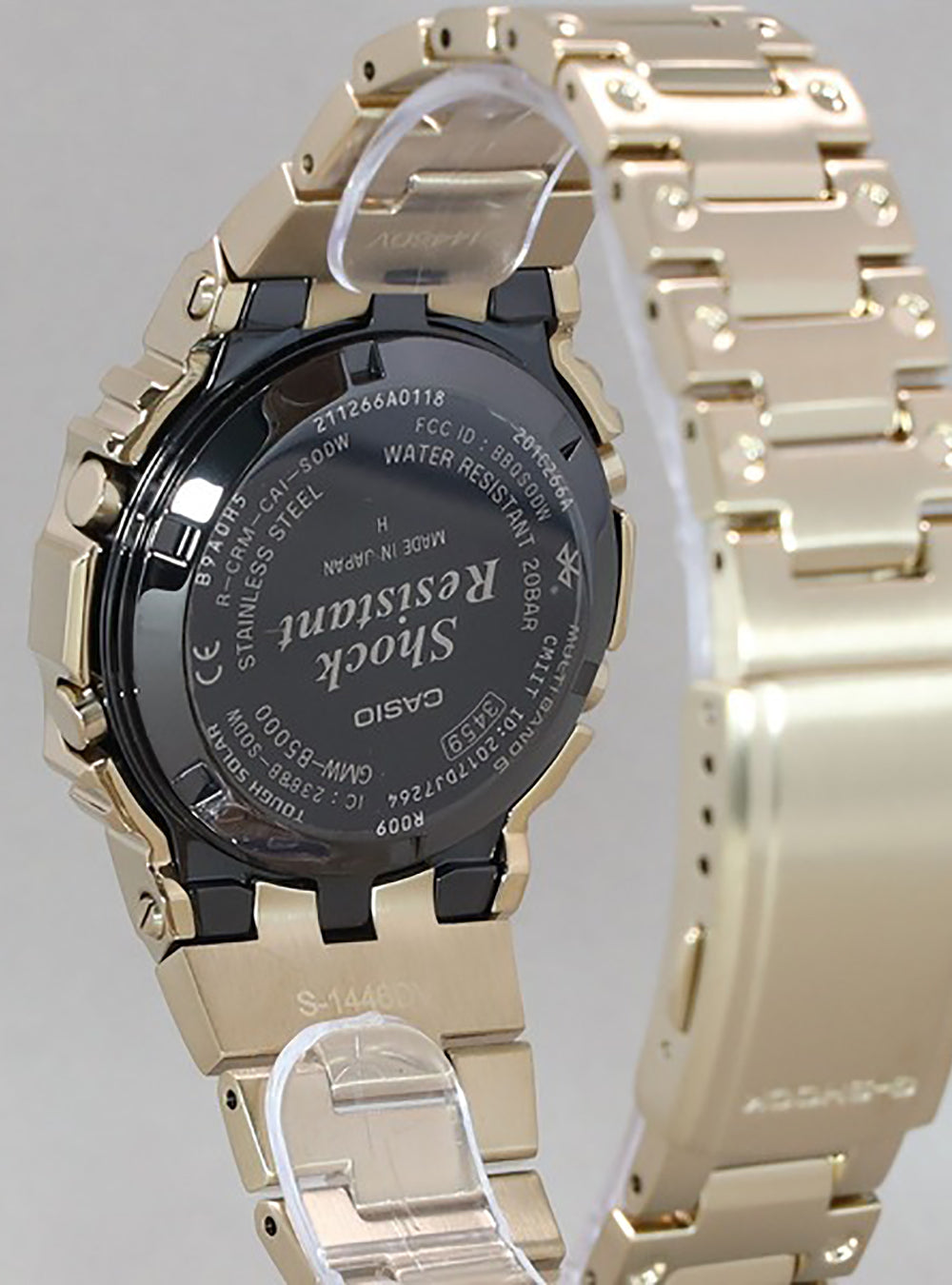 CASIO G-Shock GMW-B5000GD-9JF Bluetooth Solar Watch - Made in Japan, JDM - Durable & Waterproof for Outdoor Sports, Hiking & Everyday Wear