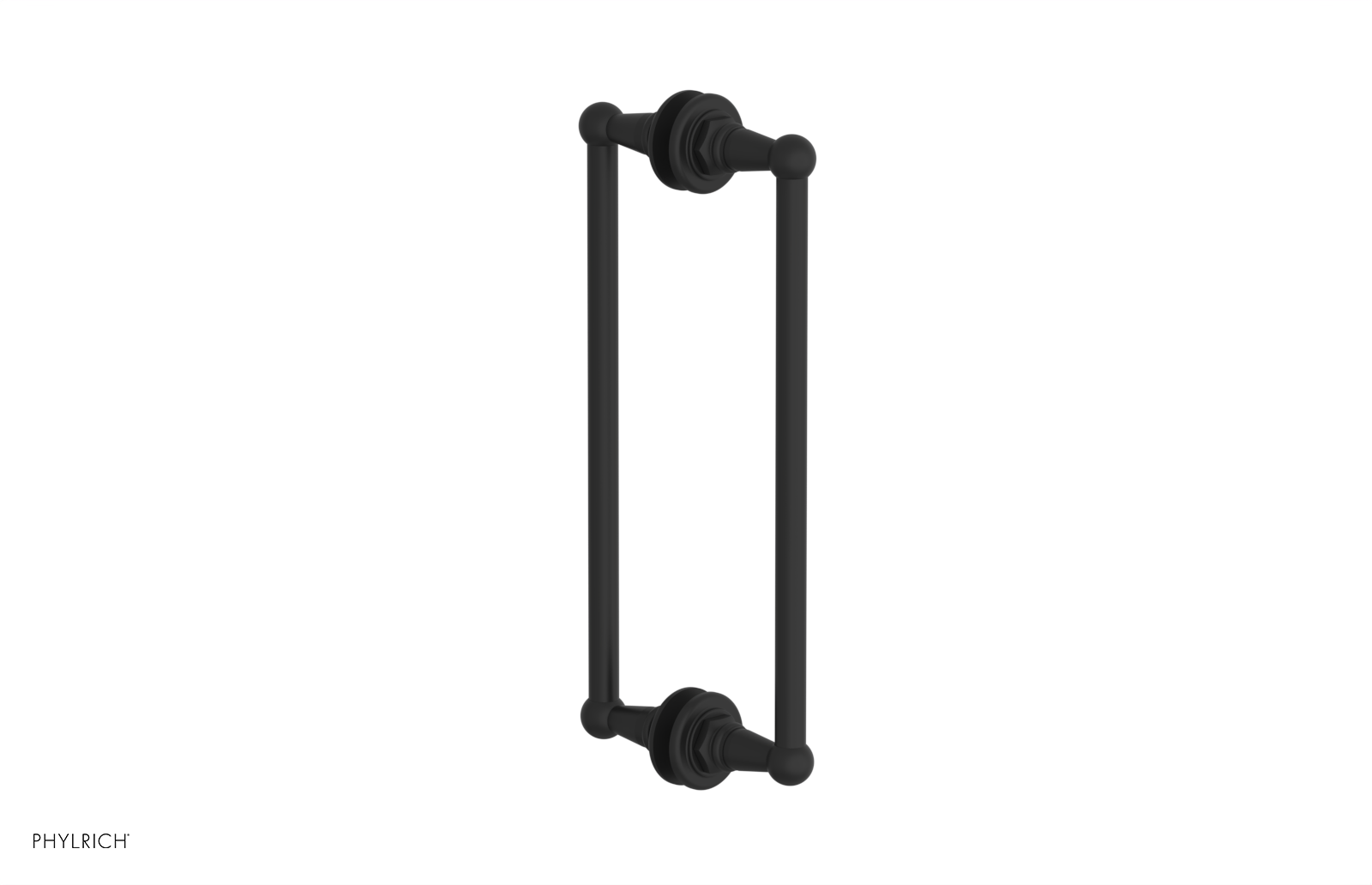 Jamestown 12 Double-Sided Shower Pull 165 x 93 x 12 - Heavy Duty Bathroom Shower Curtain Hooks for Home & Hotel Use