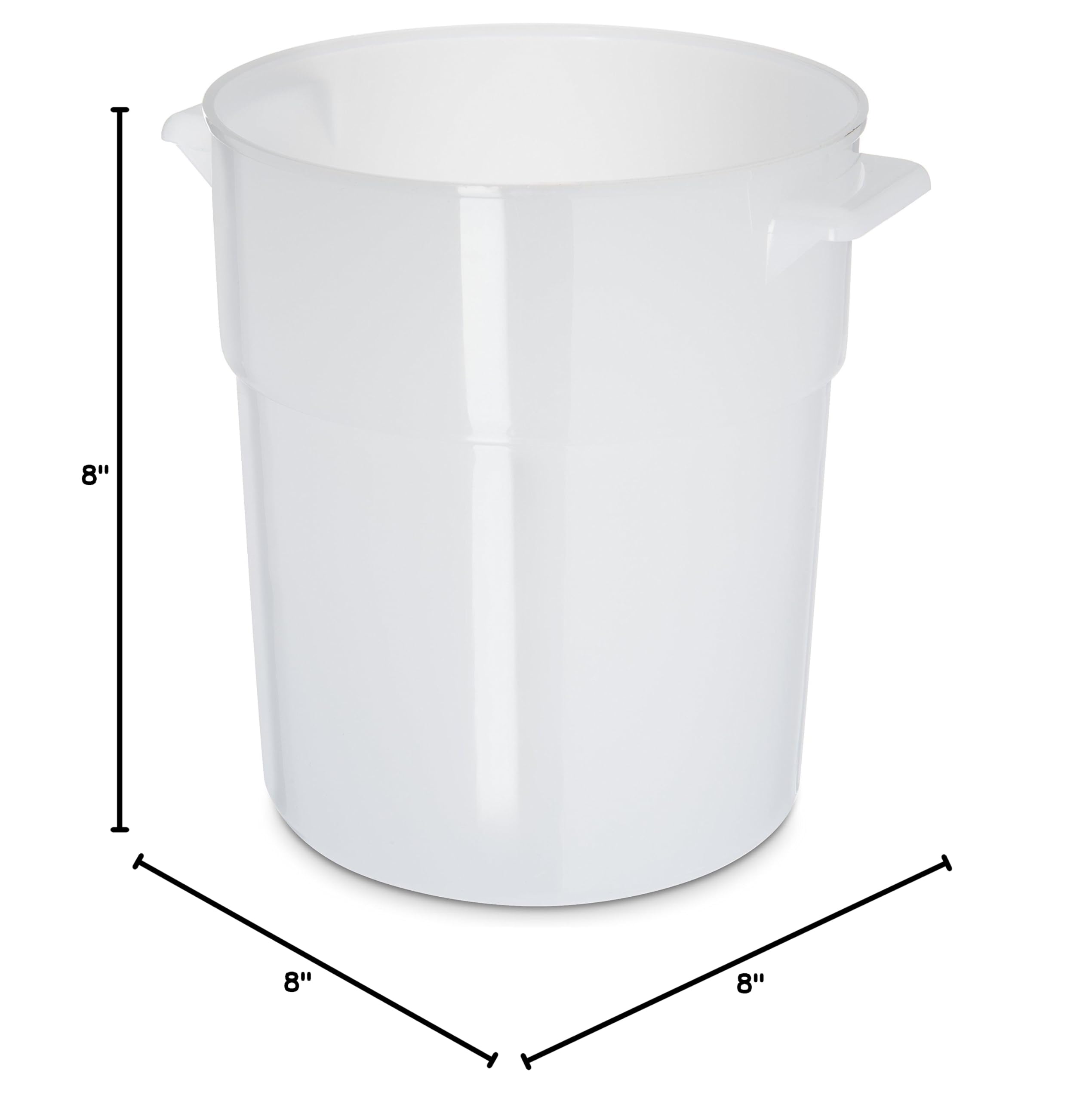 3.5 Quart Plastic Dough Rising Bucket with Lid - Food Grade Bread Proofing Container & Airtight Storage Bin for Homemade Pizza, Sourdough & Baking Supplies (Perfect for Kitchen & Bakery Use)