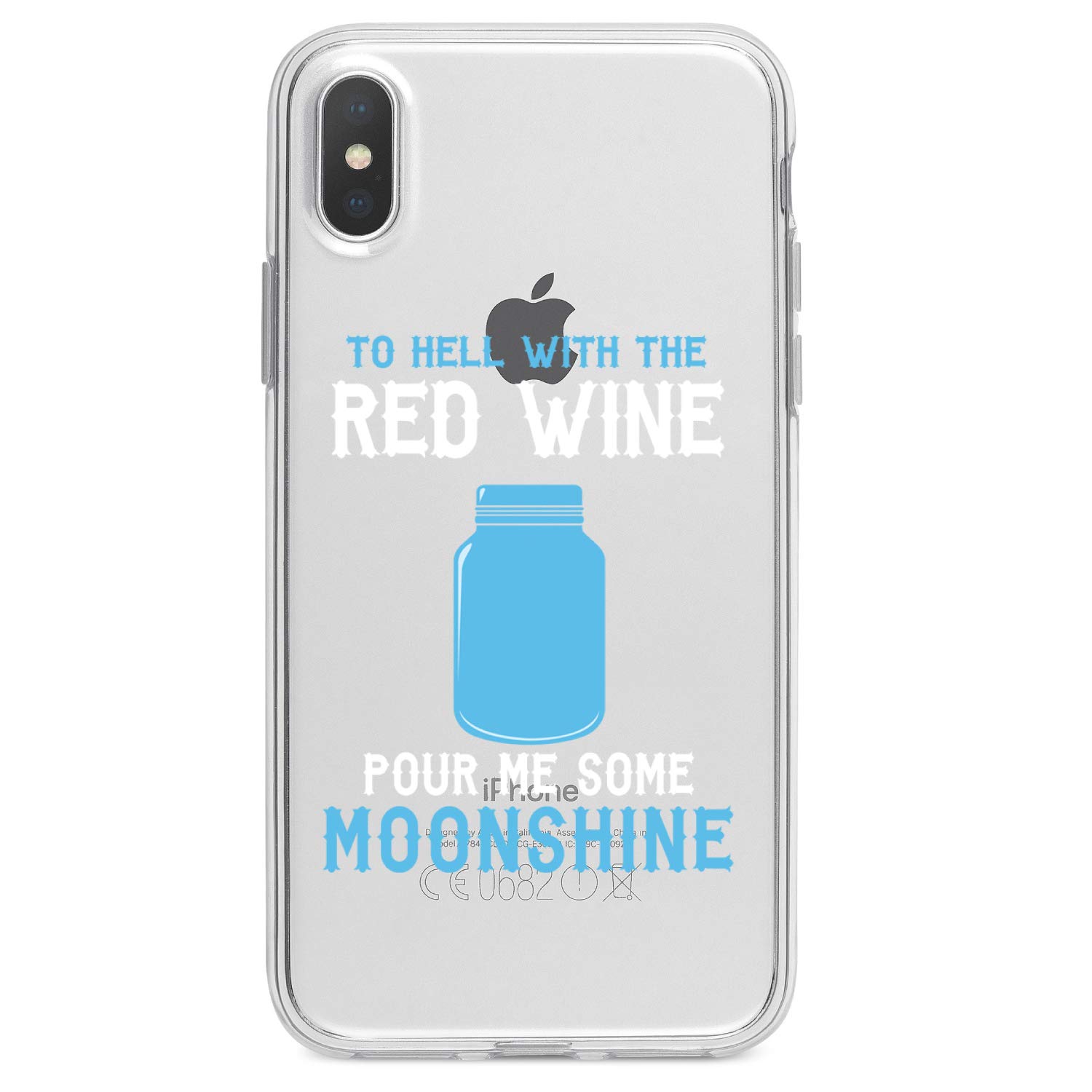 Shockproof Hybrid Case for iPhone X/XS (5.8 Inch) - Clear TPU Bumper with Acrylic Back & Tempered Glass Screen Protector - Durable Protection Against Drops & Scratches - Perfect for Outdoor Activities, Travel & Daily Use