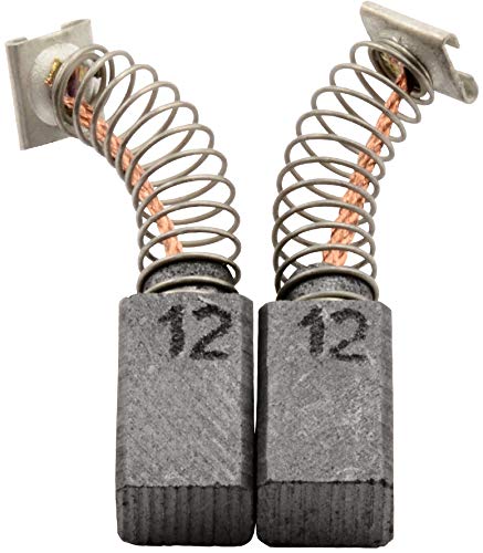 Hitachi Sander FS10SA Replacement Carbon Brushes CA-17-46935 (0.26x0.30x0.47 Inch) - Auto Stop, Spring, Cable & Connector - Compatible with Parts 999041, 999072, 999080 - Perfect for Woodworking, Metal Polishing & DIY Projects