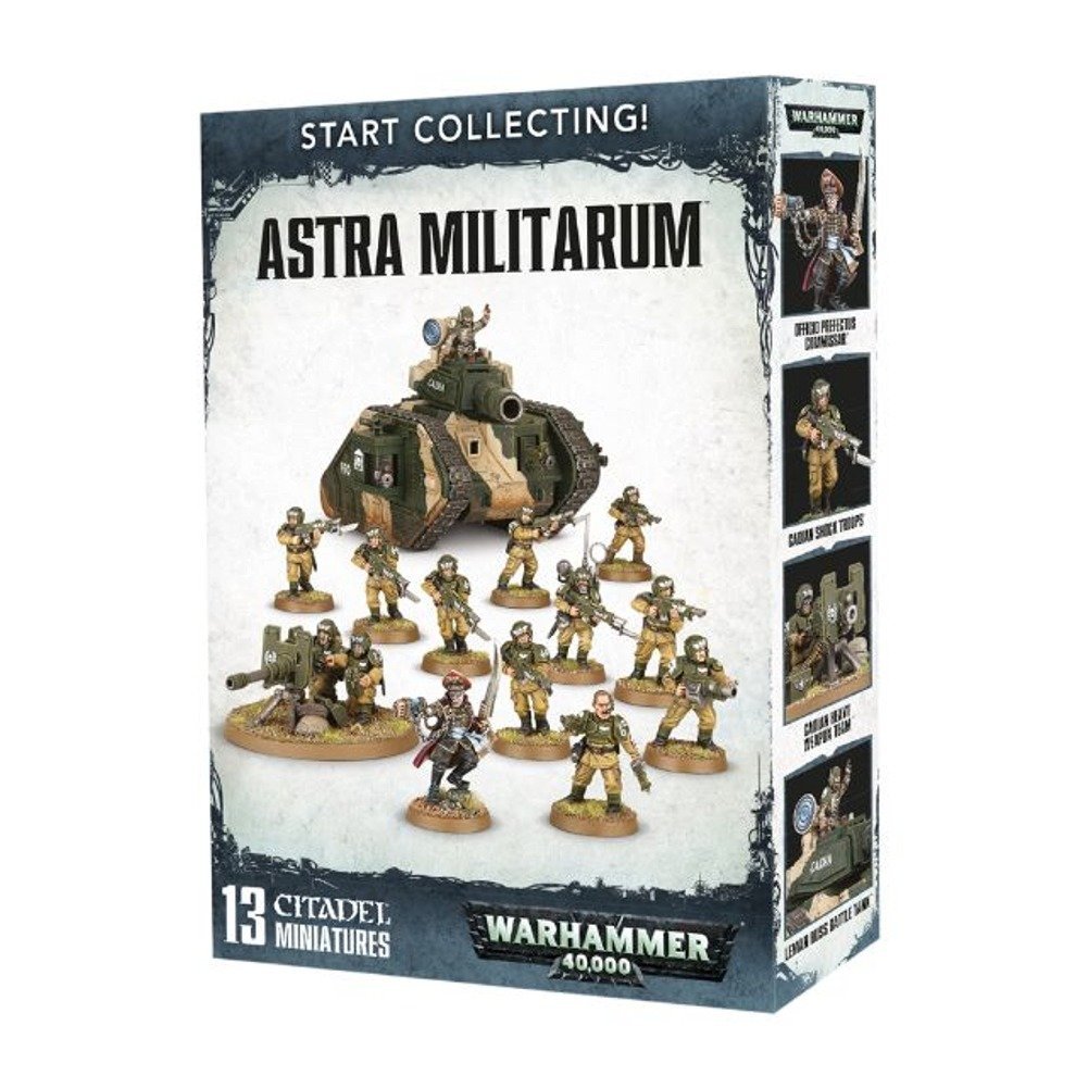 Games Workshop 99120105068 Start Collecting Astra Militarum Miniature Warhammer 40K Army Set - Perfect for Tabletop Gaming & Collectors