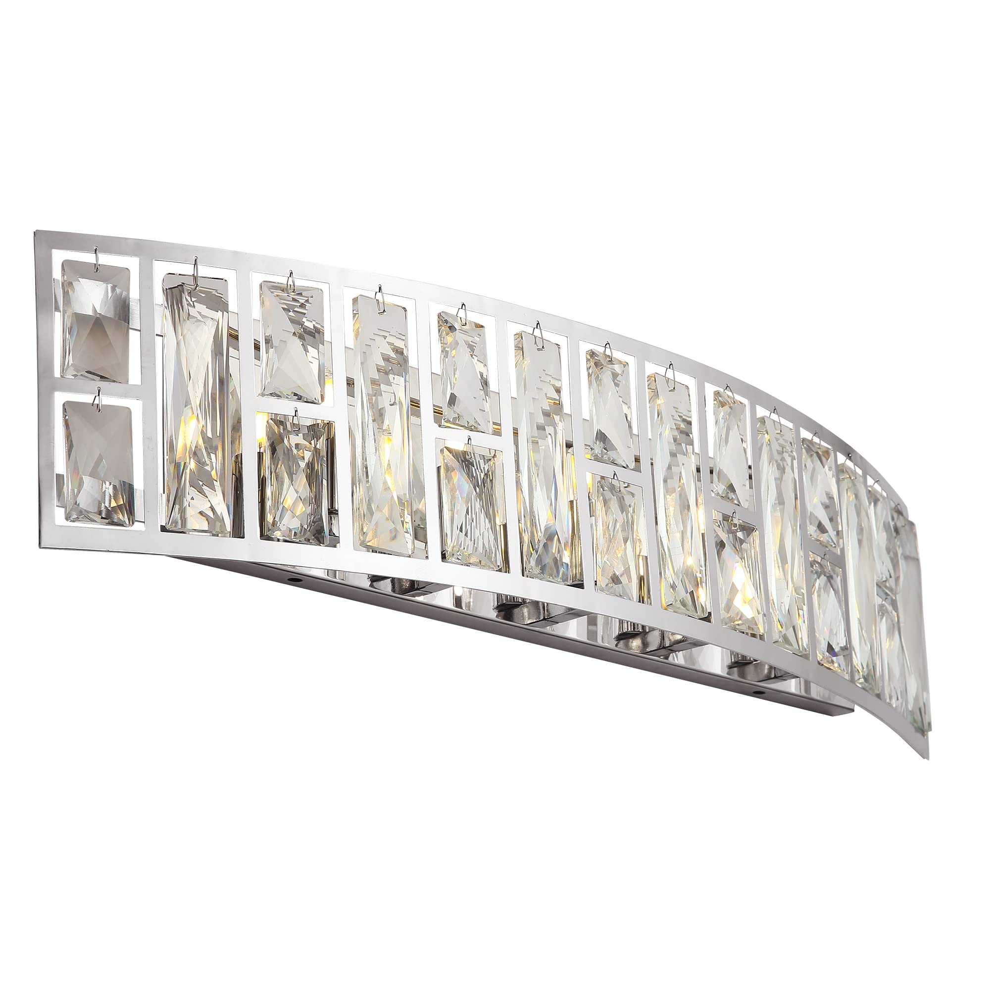 Chrome Vanity Light Fixture - 5-Light Bathroom Mirror Lighting with G9 Bulb Compatibility | Perfect for Modern Bathroom, Powder Room & Dressing Area Illumination