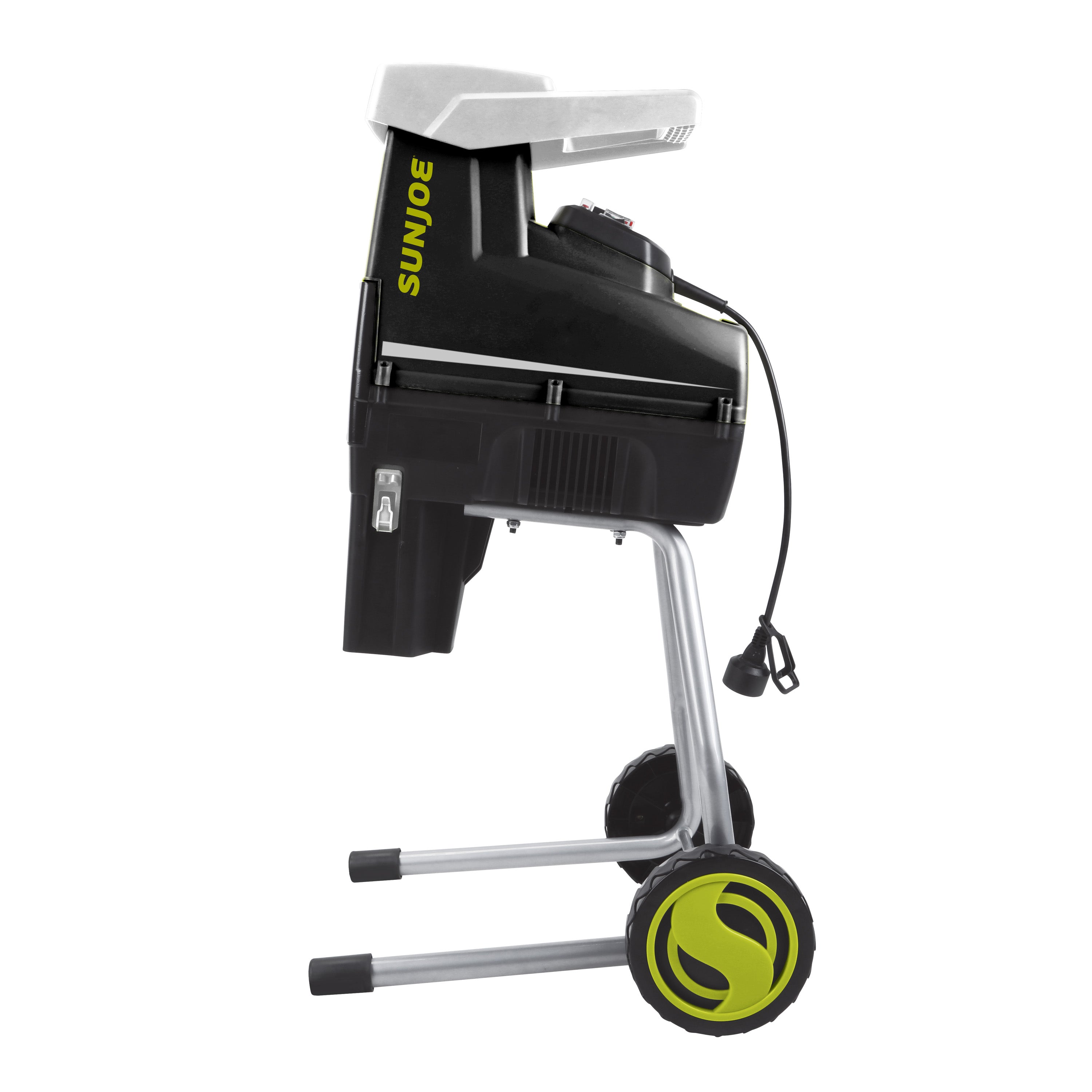 Sun Joe CJ603E 15 Amp Electric Wood Chipper and Shredder with Collection Bag - 1.7 Inch Cutting Diameter for Yard Waste, Leaves, and Branches | Perfect for Home Landscaping and Garden Maintenance