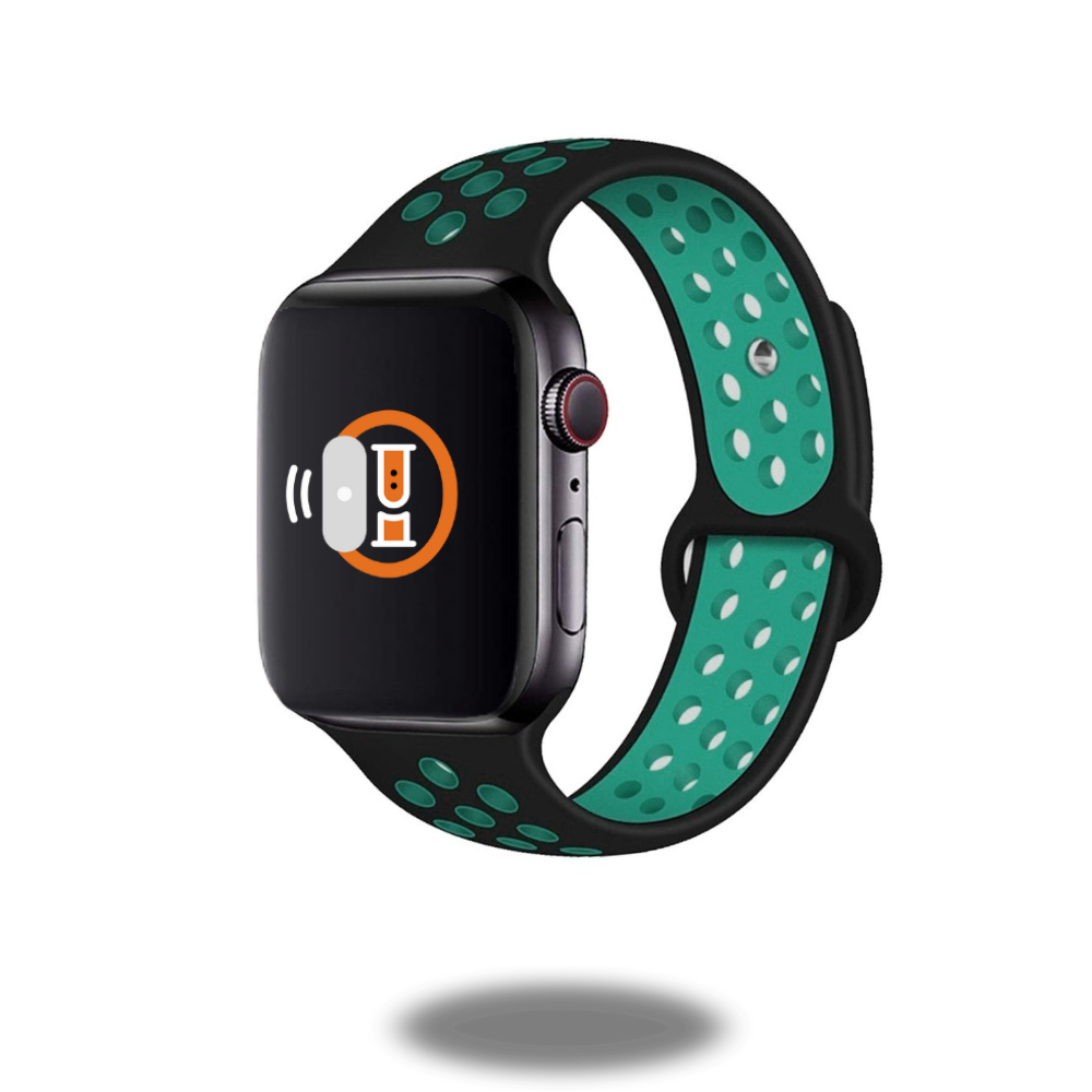 Premium Silicone Active Sport Bands - Durable & Comfortable Fitness Tracker Bands for Running, Gym & Outdoor Workouts - Perfect for Apple Watch, Fitbit & Garmin Trackers