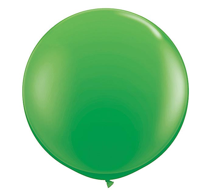 3 Foot Large Round Green Latex Balloon - Perfect for Birthday Parties, Baby Showers & Outdoor Events