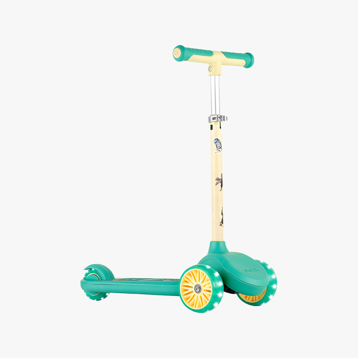 Grogu™ Customizable Kick Scooter for Kids & Adults - Adjustable Height, Lightweight & Foldable - Perfect for Commuting, School, Parks & Outdoor Fun