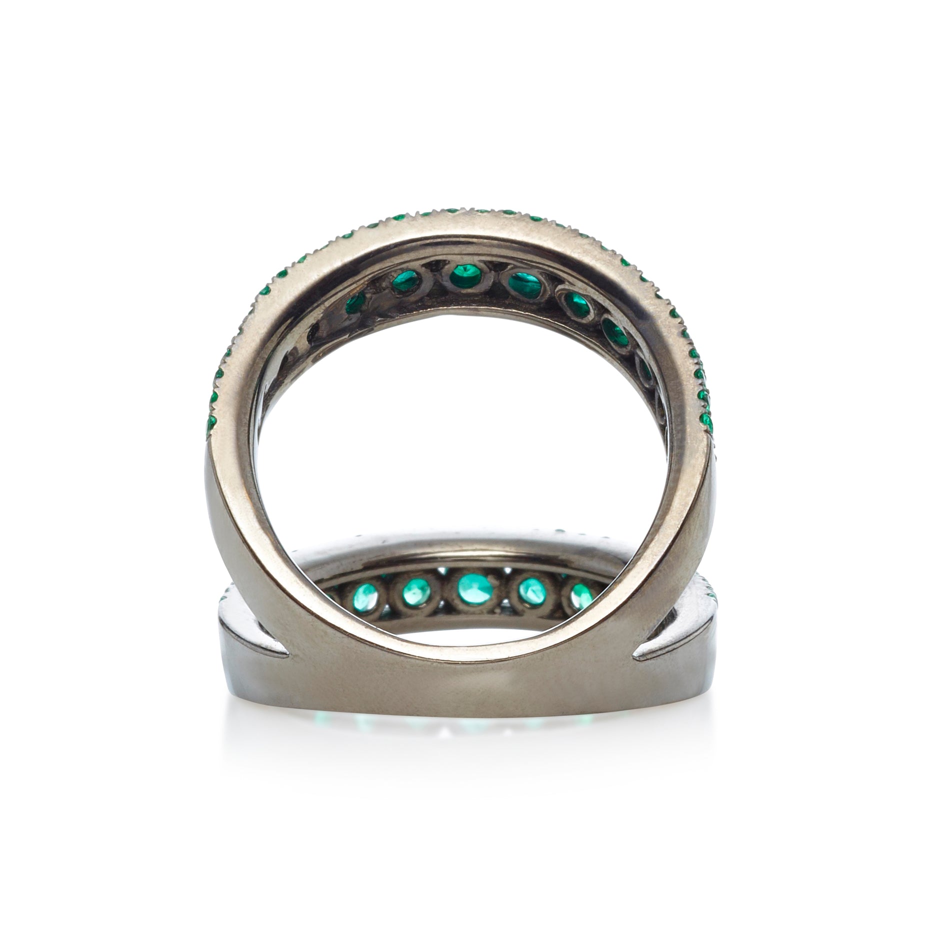 Twined Double Ring - Elegant Stackable Rings for Women, Dainty Minimalist Jewelry for Everyday Wear | Perfect for Layering, Gifts, and Special Occasions